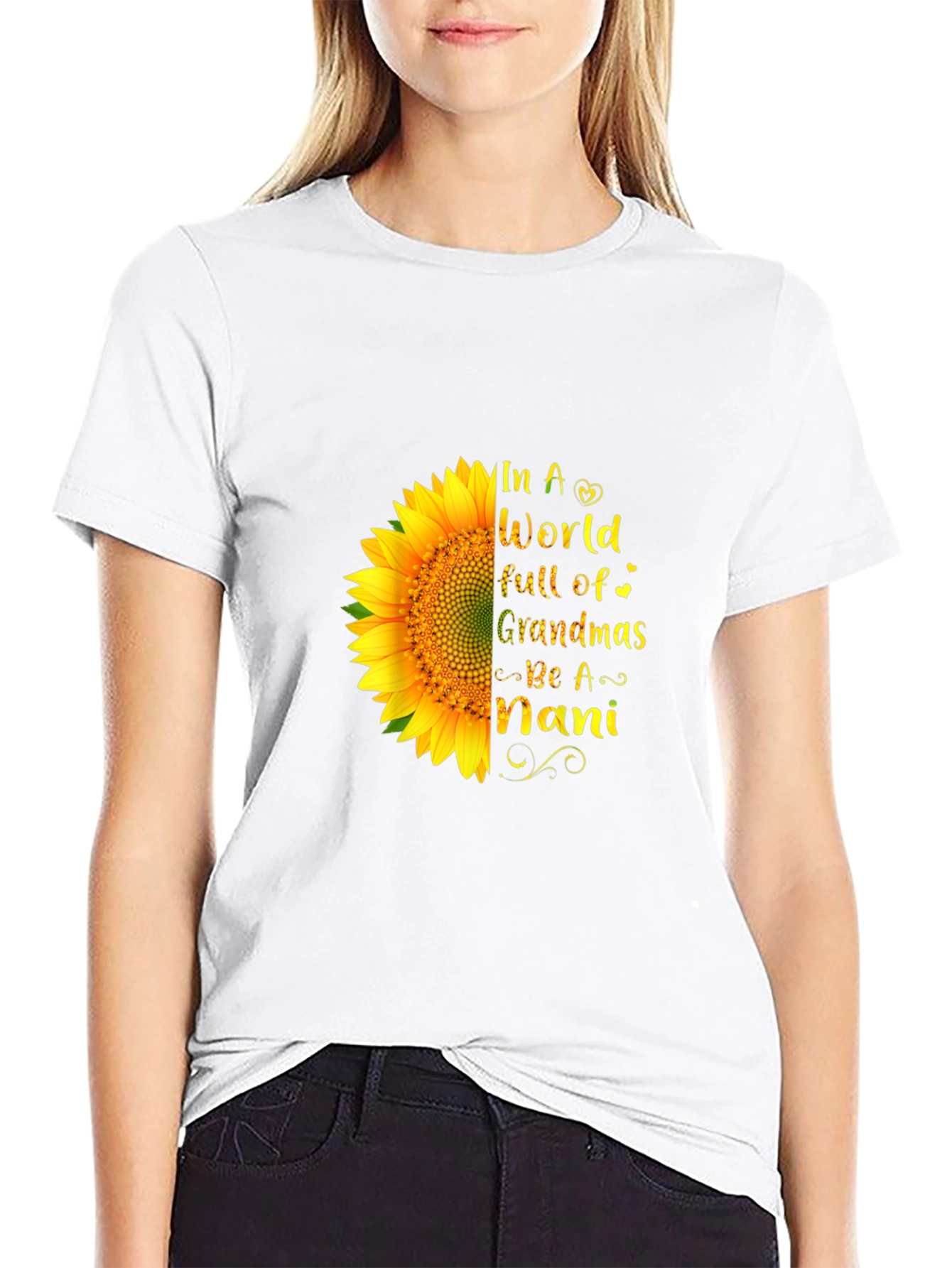Sunflower Nani T-Shirt - Gift for Grandmas