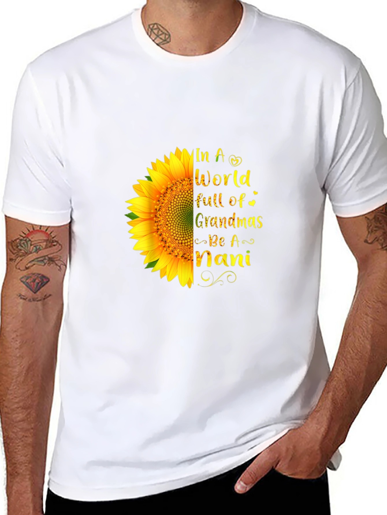 Sunflower Nani T-Shirt - Gift for Grandmas