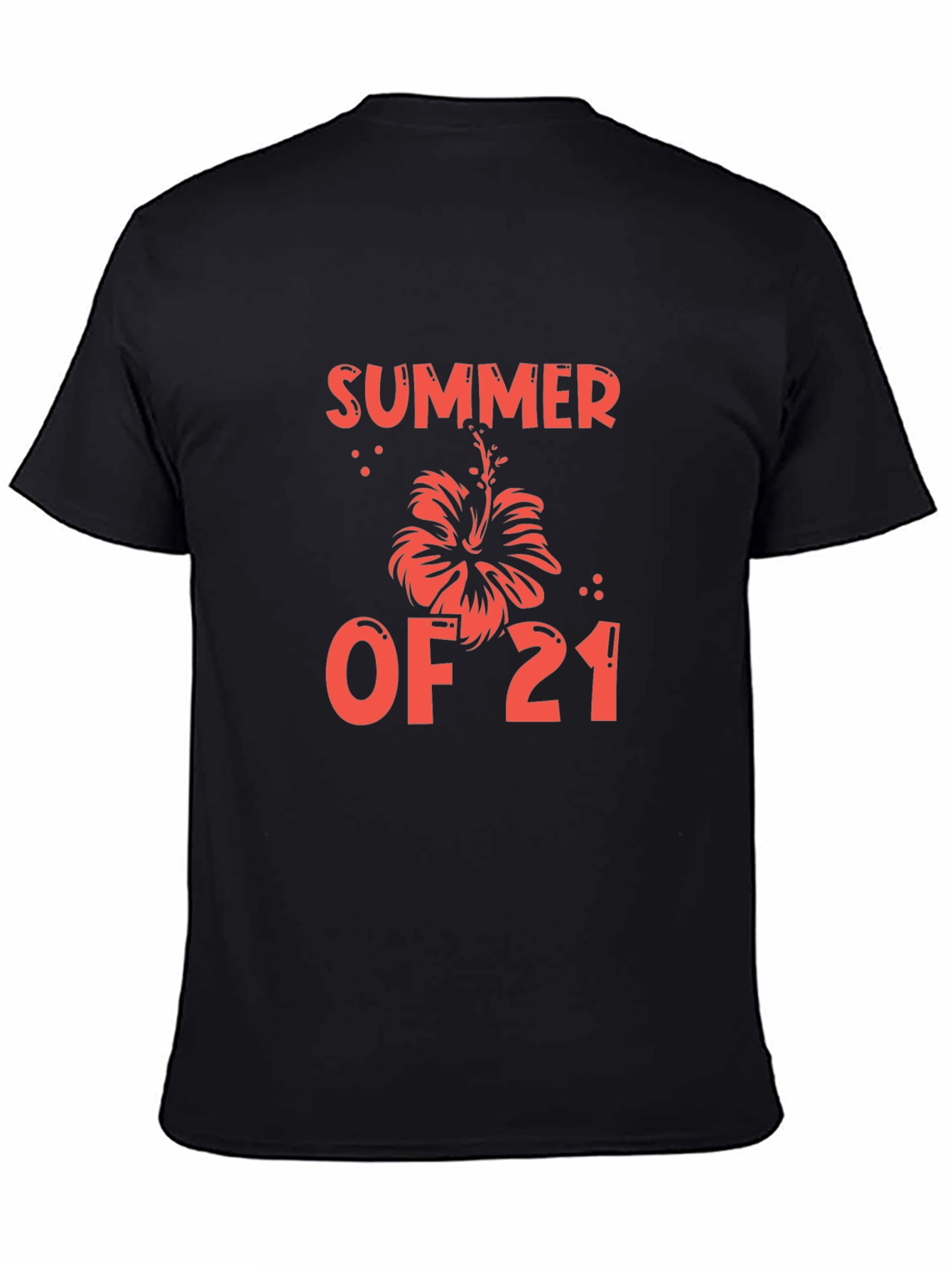 Summer of 21 Black Graphic Tee