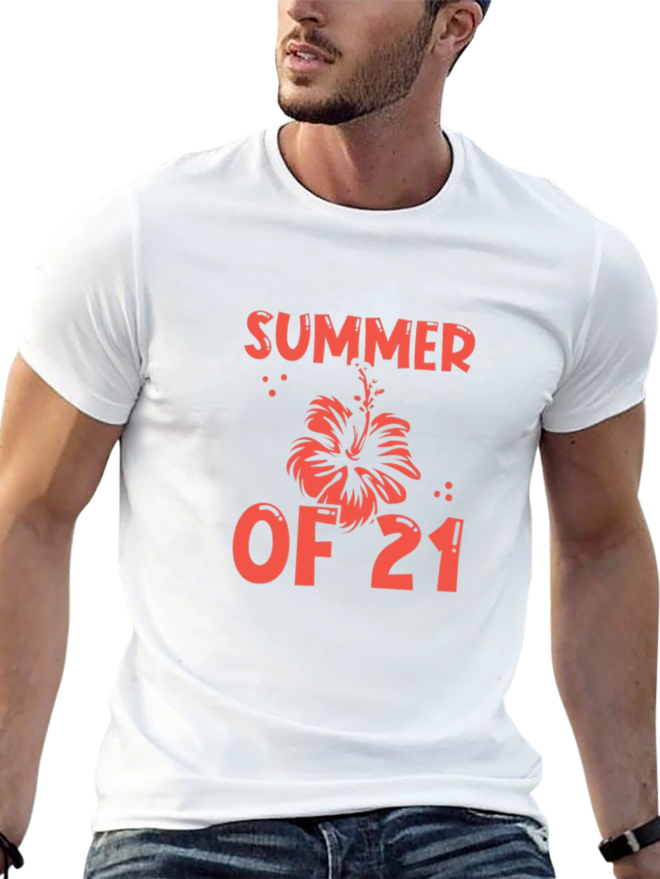 Summer of 21 Black Graphic Tee