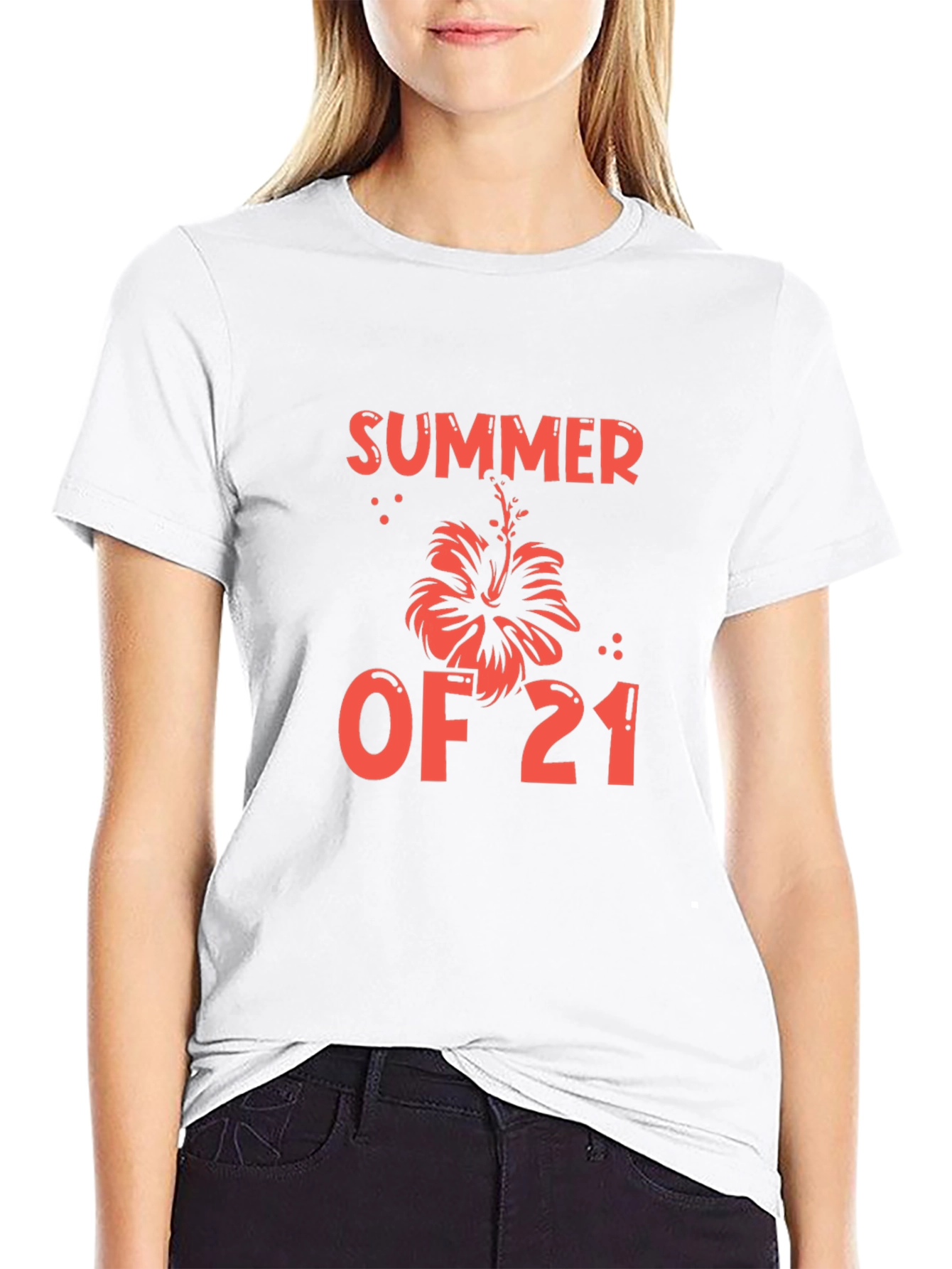 Summer of 21 Black Graphic Tee