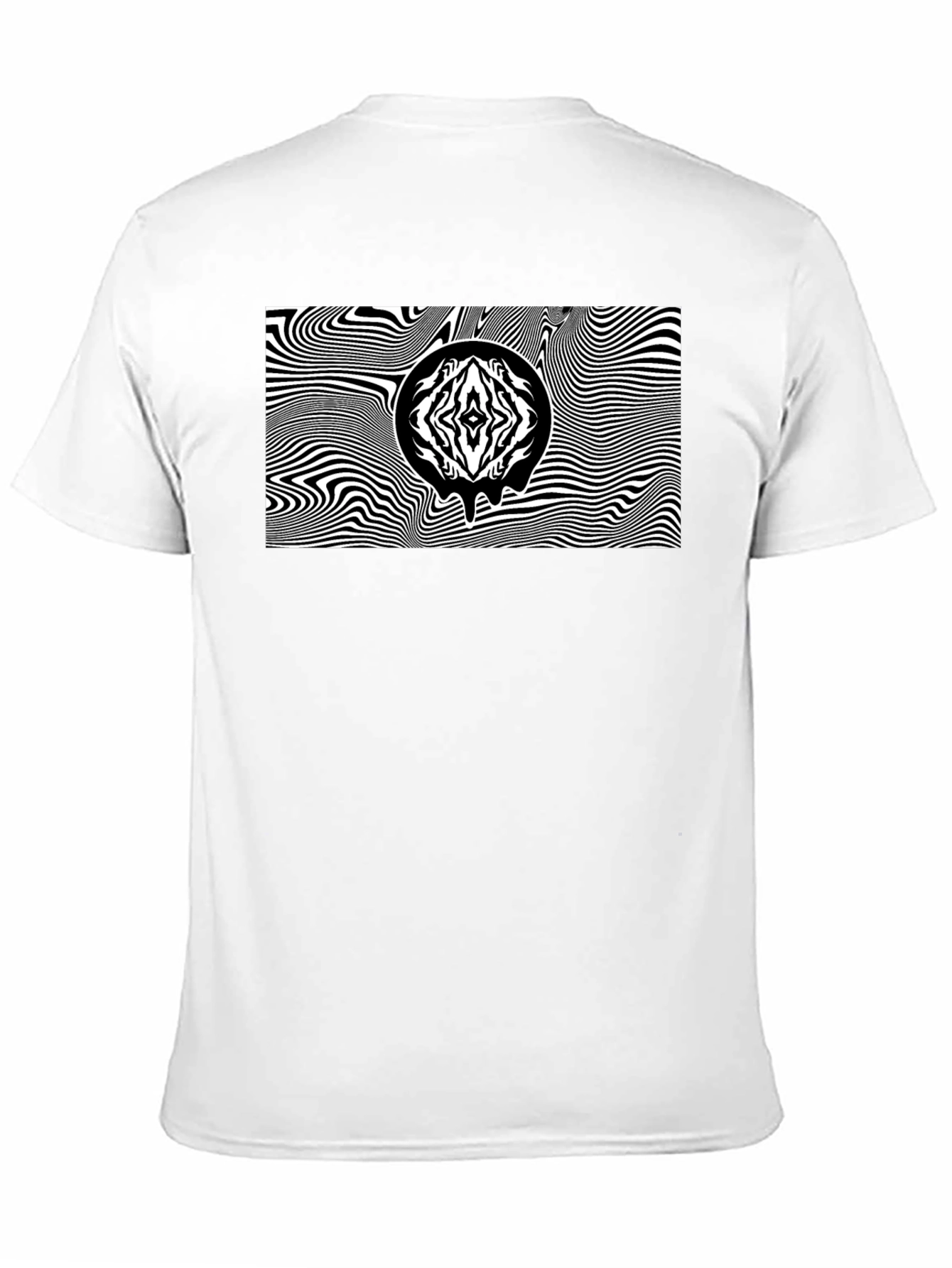Abstract Graphic Tee - Black Unisex T-Shirt