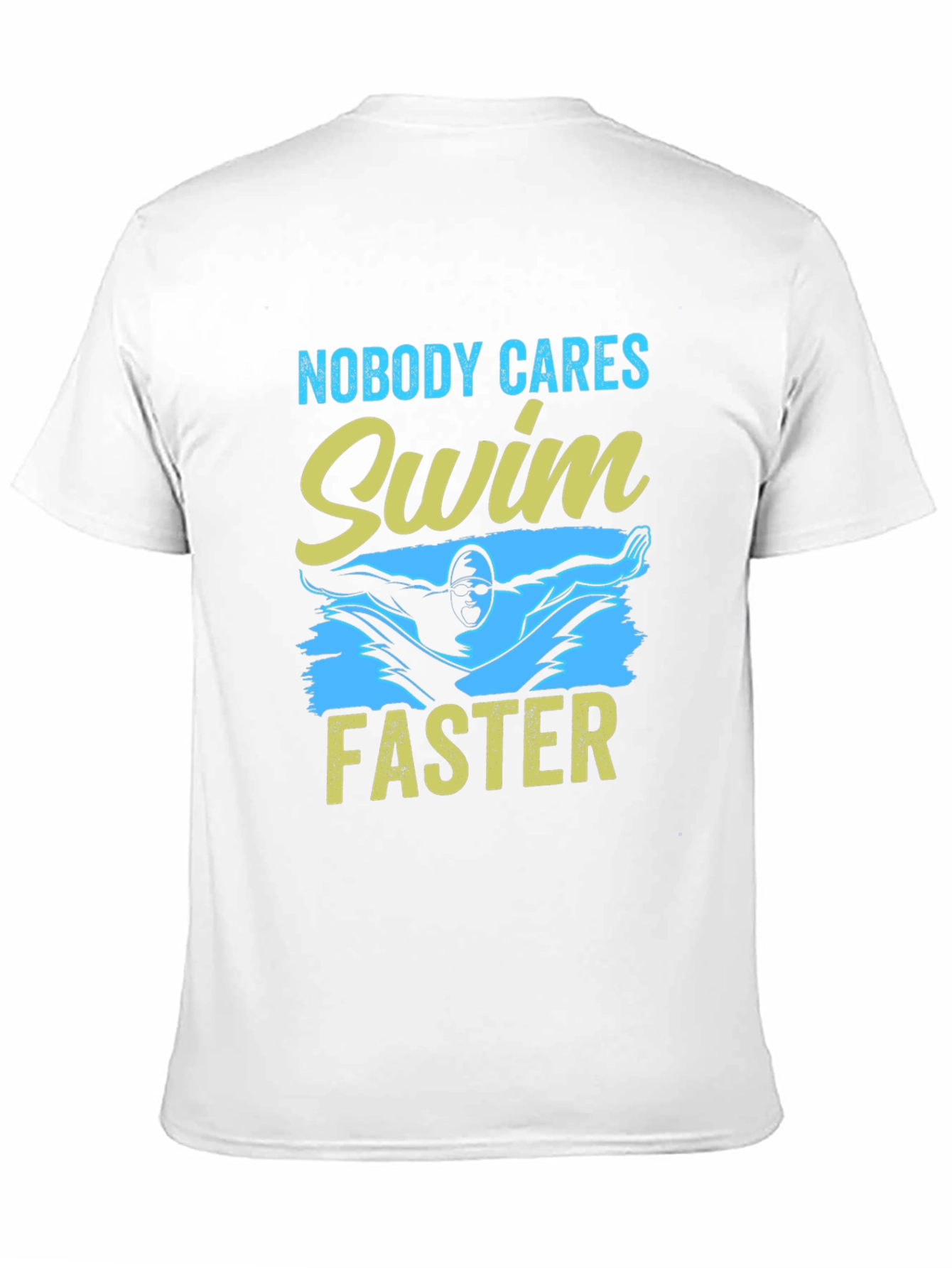 Swim Faster Graphic Tee - Black