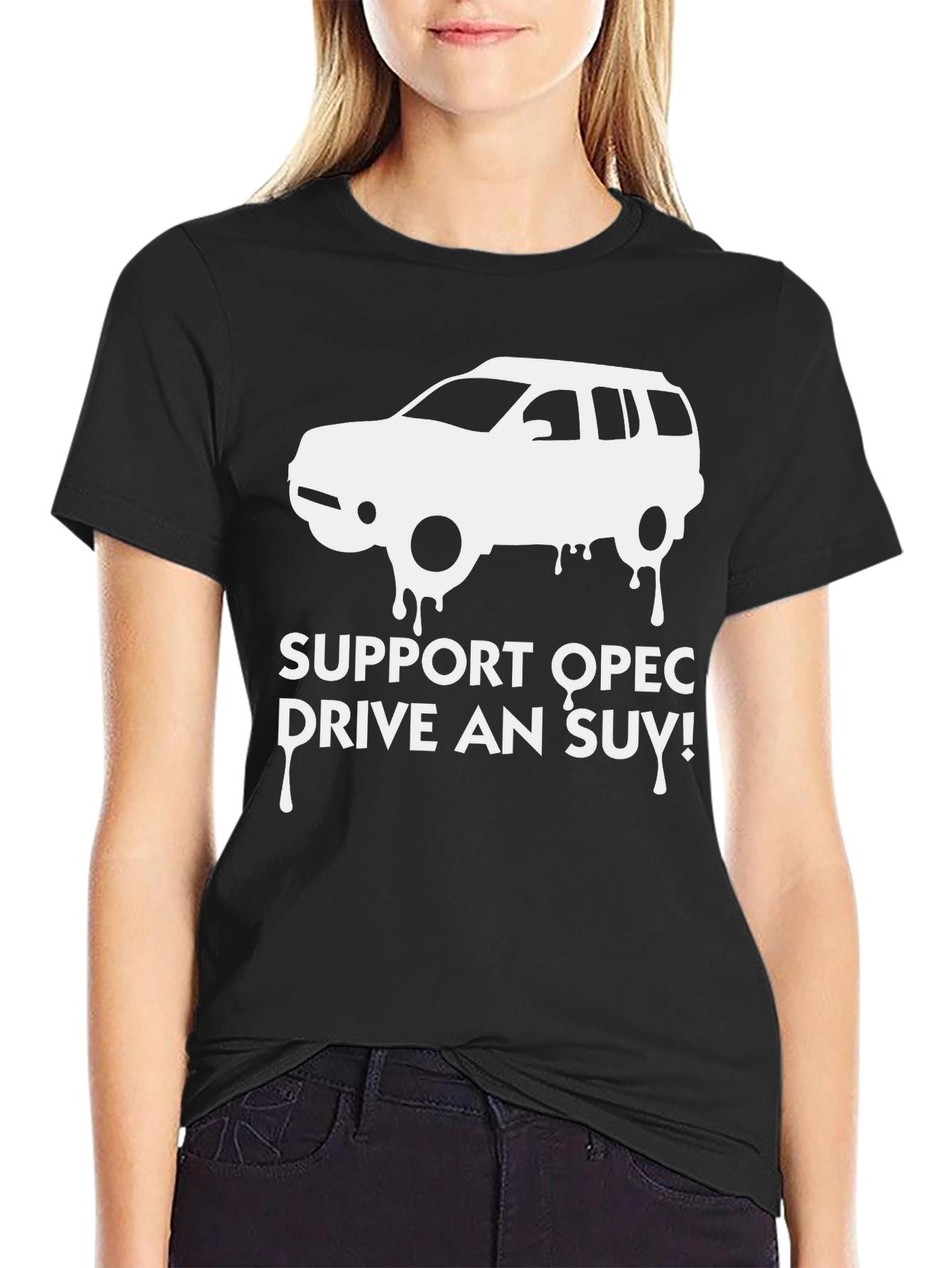 Support OPEC Drive An SUV Graphic Tee