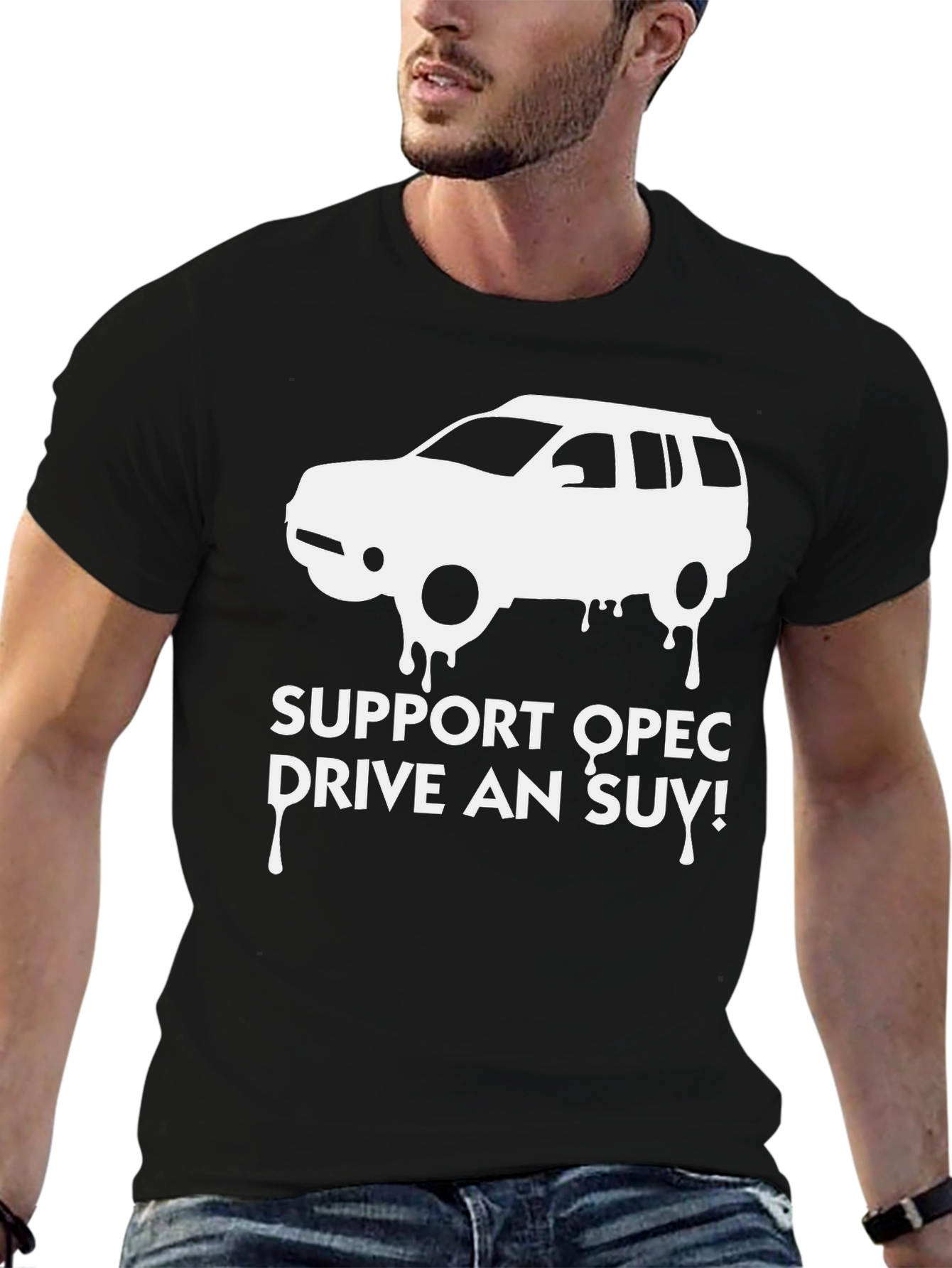 Support OPEC Drive An SUV Graphic Tee