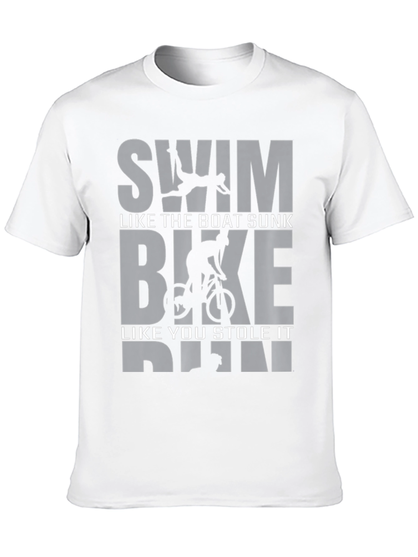 Swim Bike Run Triathlon T-Shirt