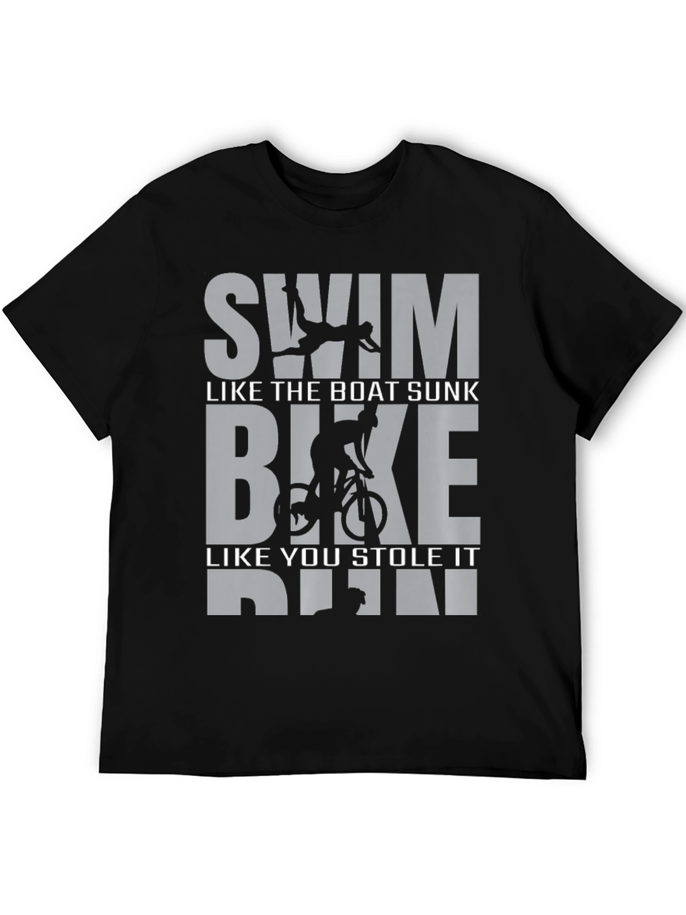 Swim Bike Run Triathlon T-Shirt