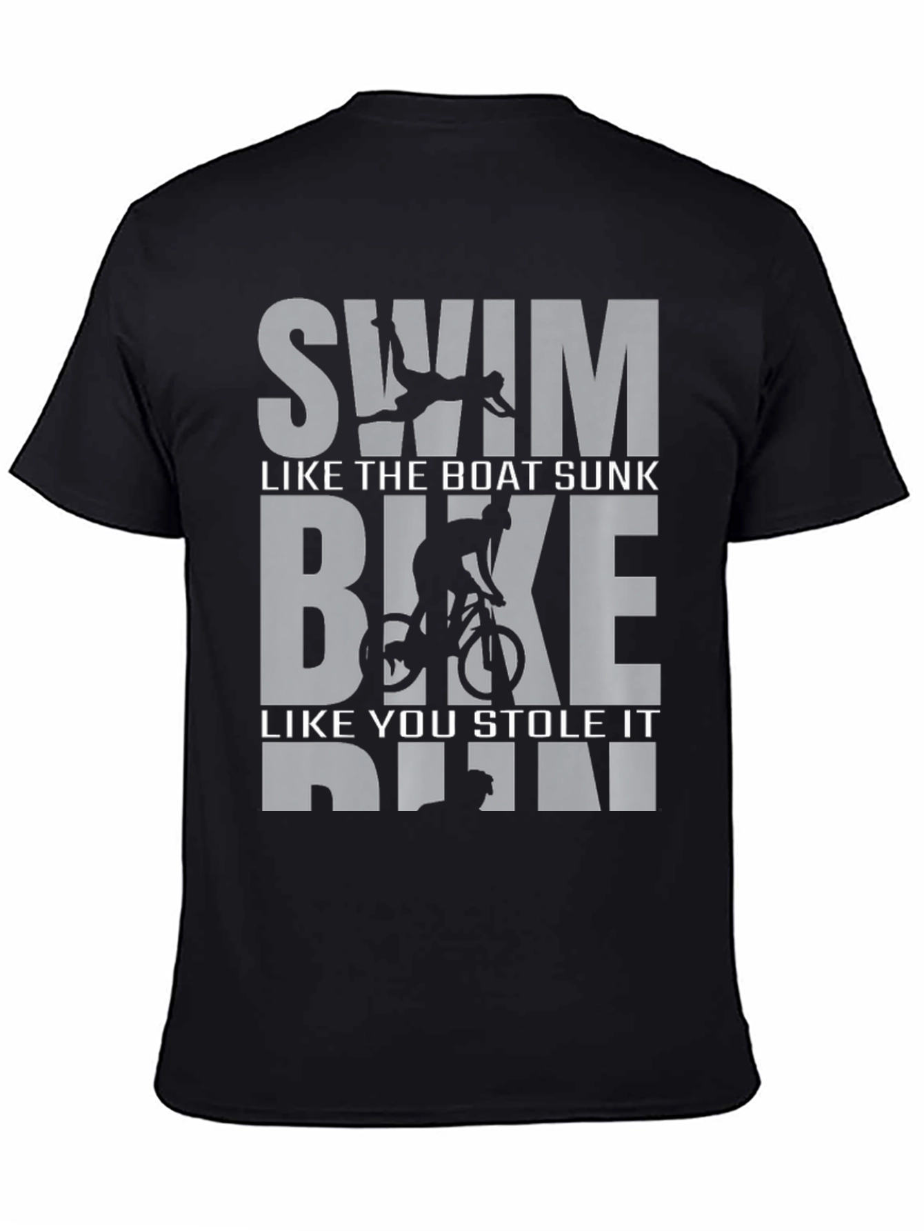 Swim Bike Run Triathlon T-Shirt