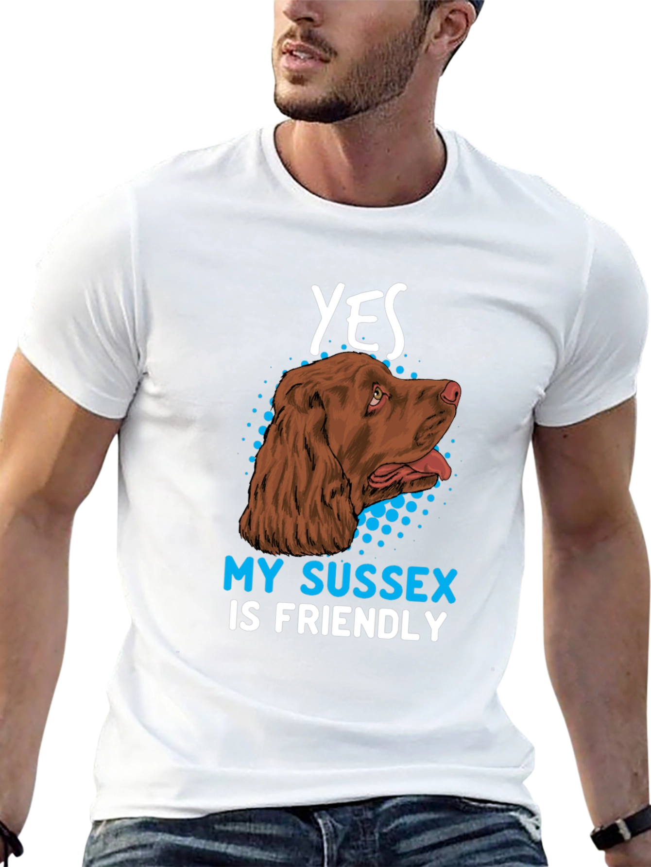 Sussex Spaniel Friendly T-Shirt