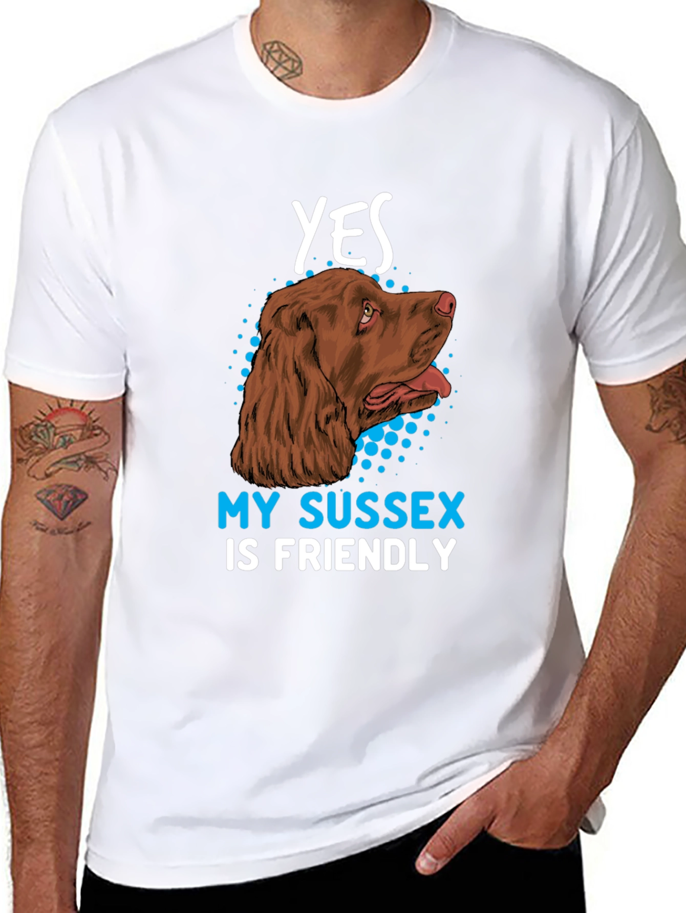 Sussex Spaniel Friendly T-Shirt