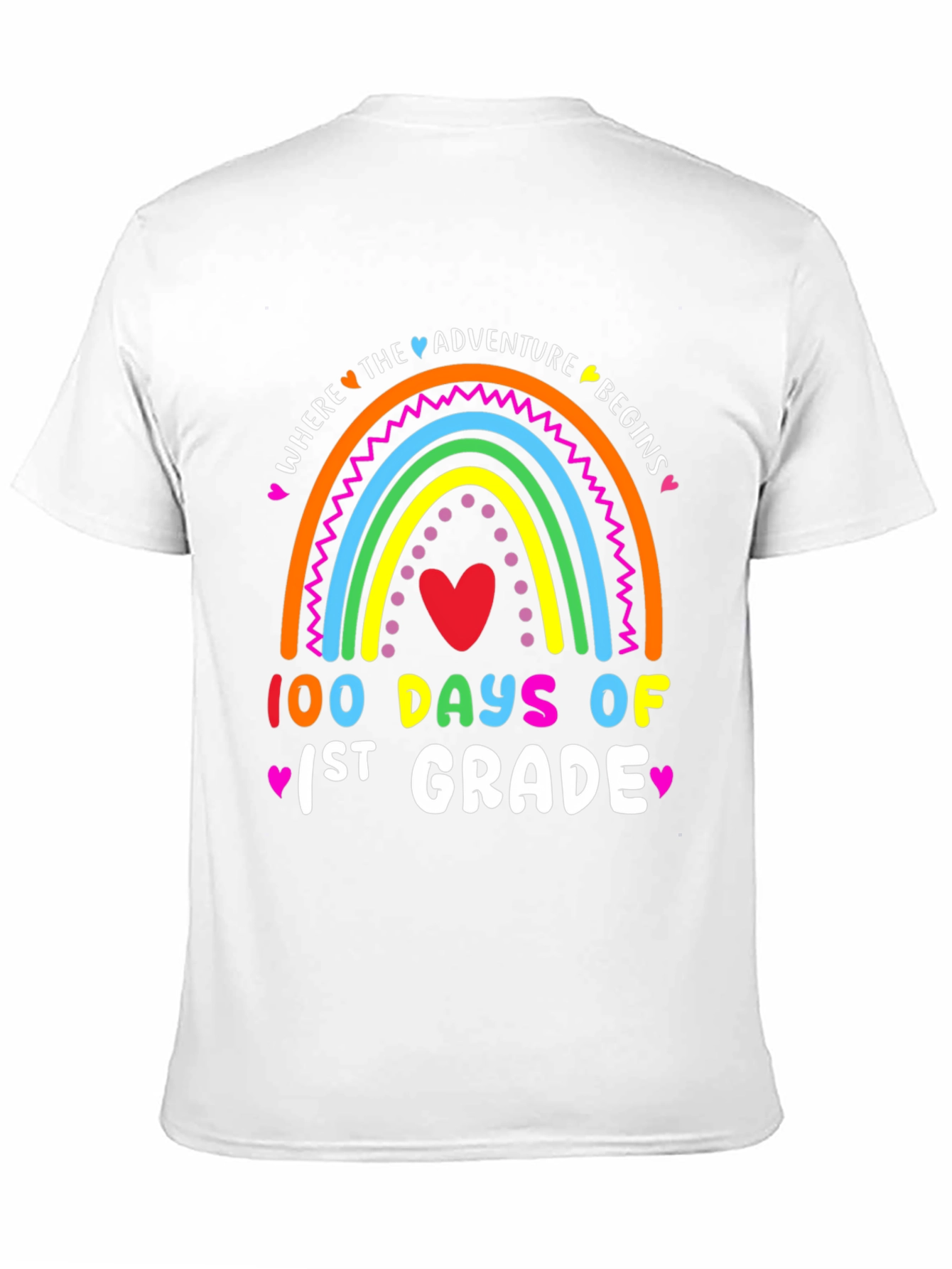 100 Days of 1st Grade Rainbow T-Shirt