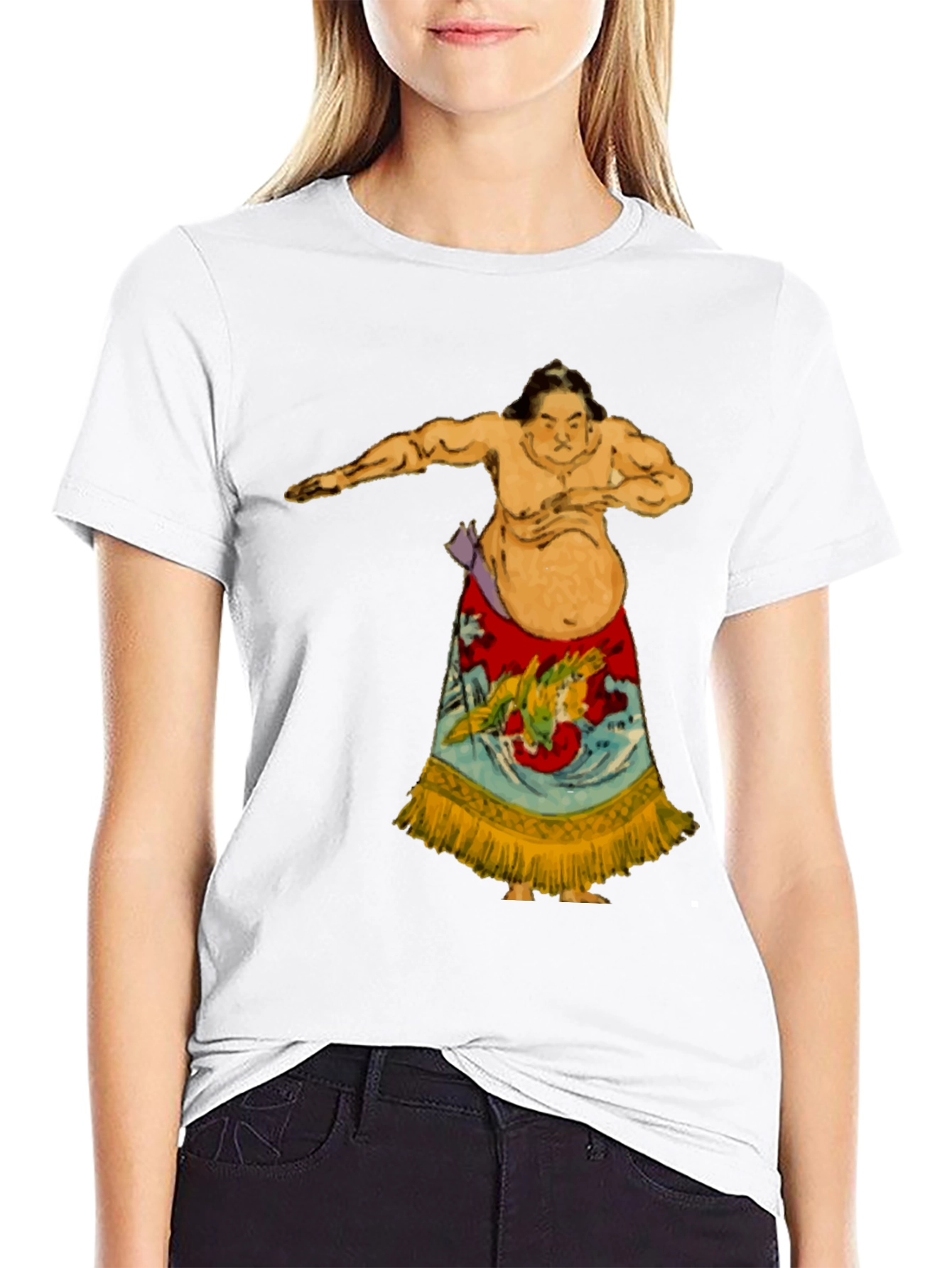 Sumo Wrestler Graphic Tee