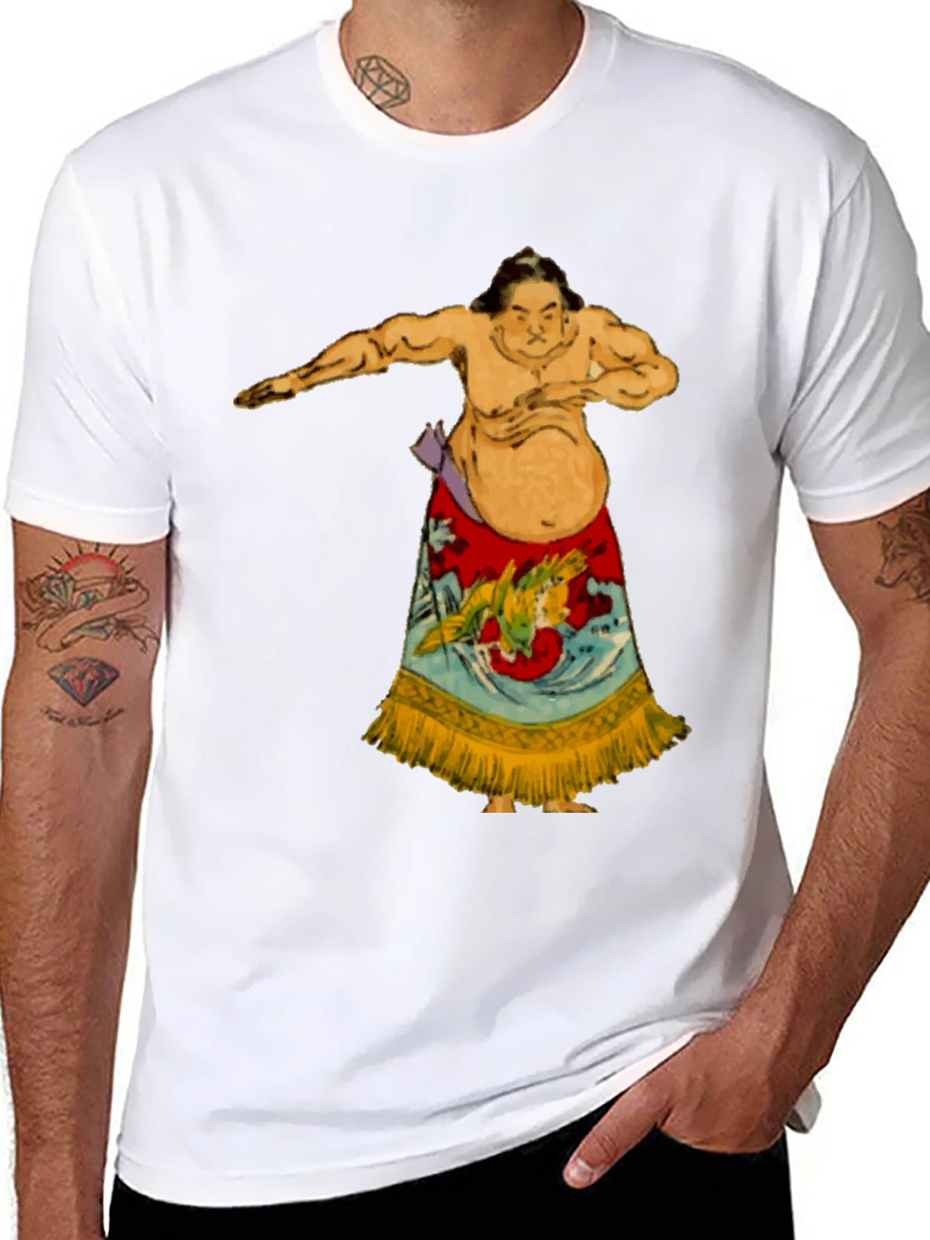 Sumo Wrestler Graphic Tee