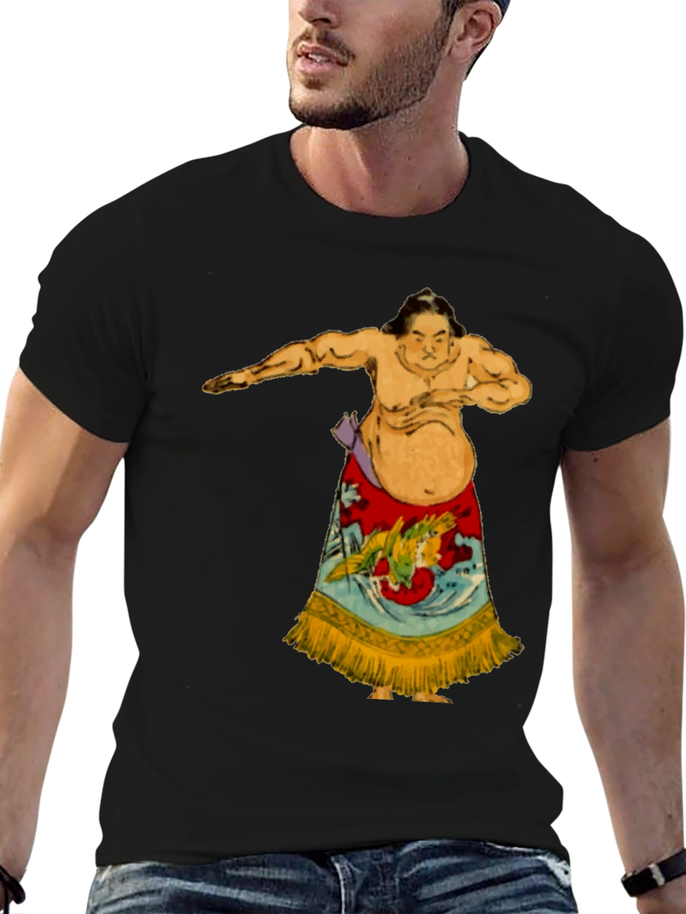 Sumo Wrestler Graphic Tee