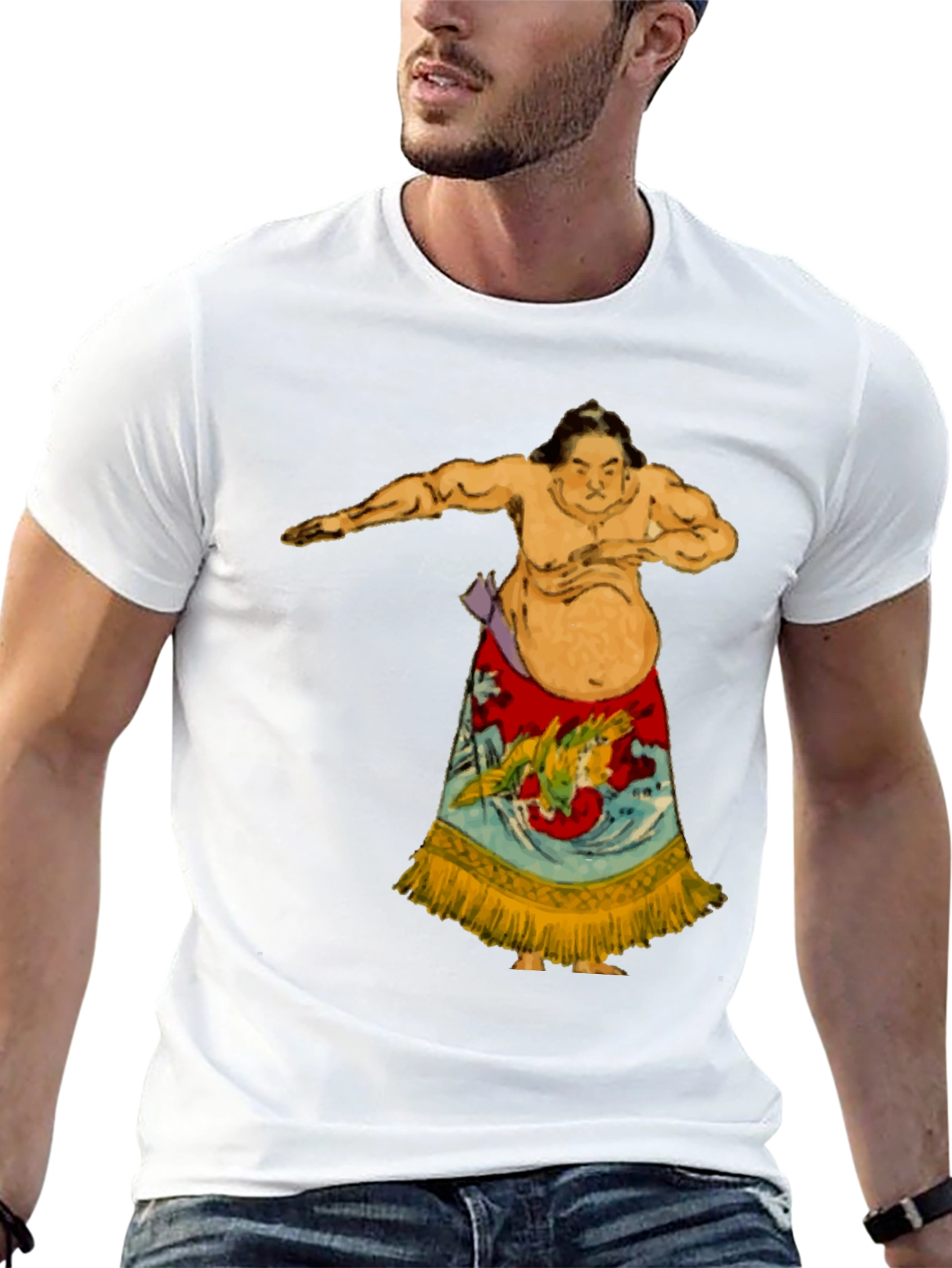 Sumo Wrestler Graphic Tee