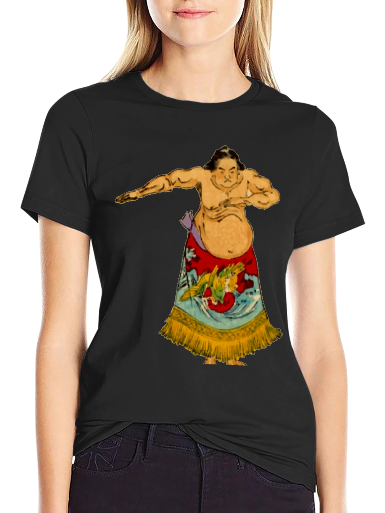 Sumo Wrestler Graphic Tee