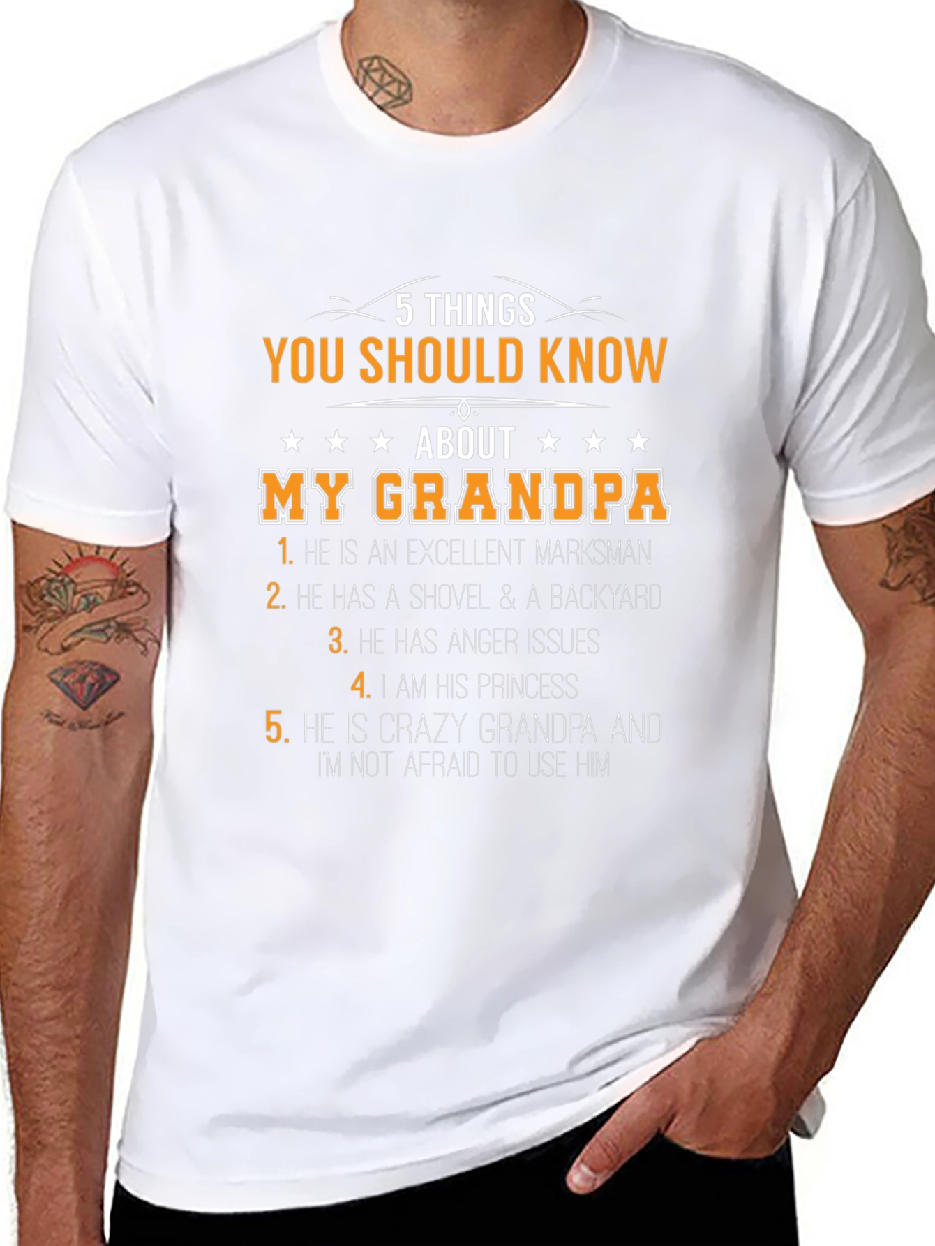 5 Things You Should Know About My Grandpa T-Shirt