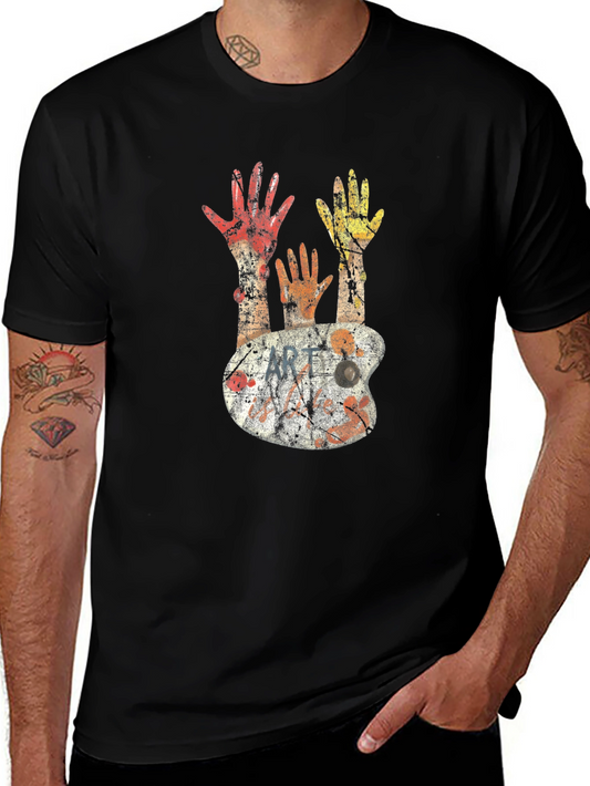 Abstract Art Palette Graphic Tee - Unisex