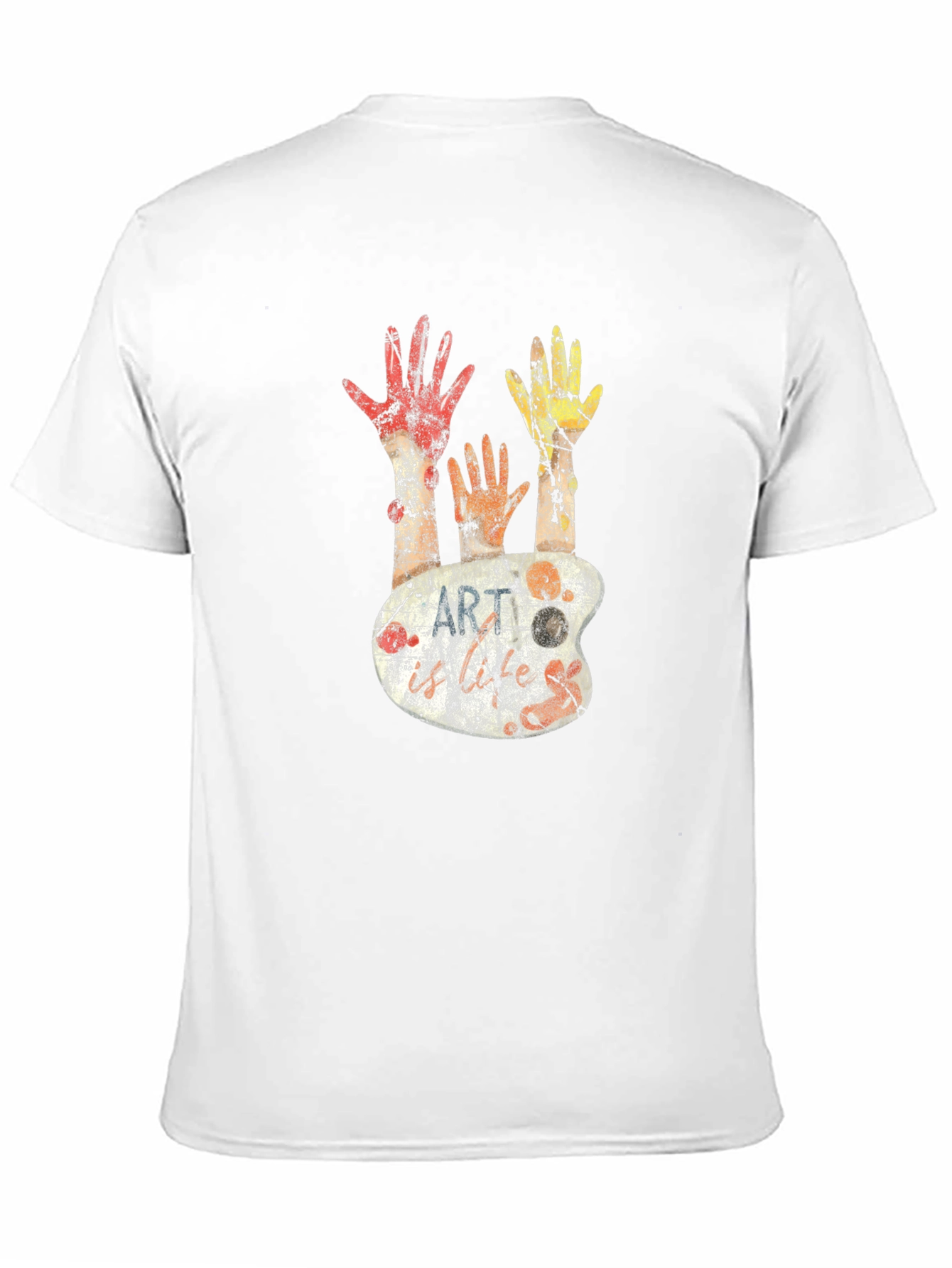 Abstract Art Palette Graphic Tee - Unisex