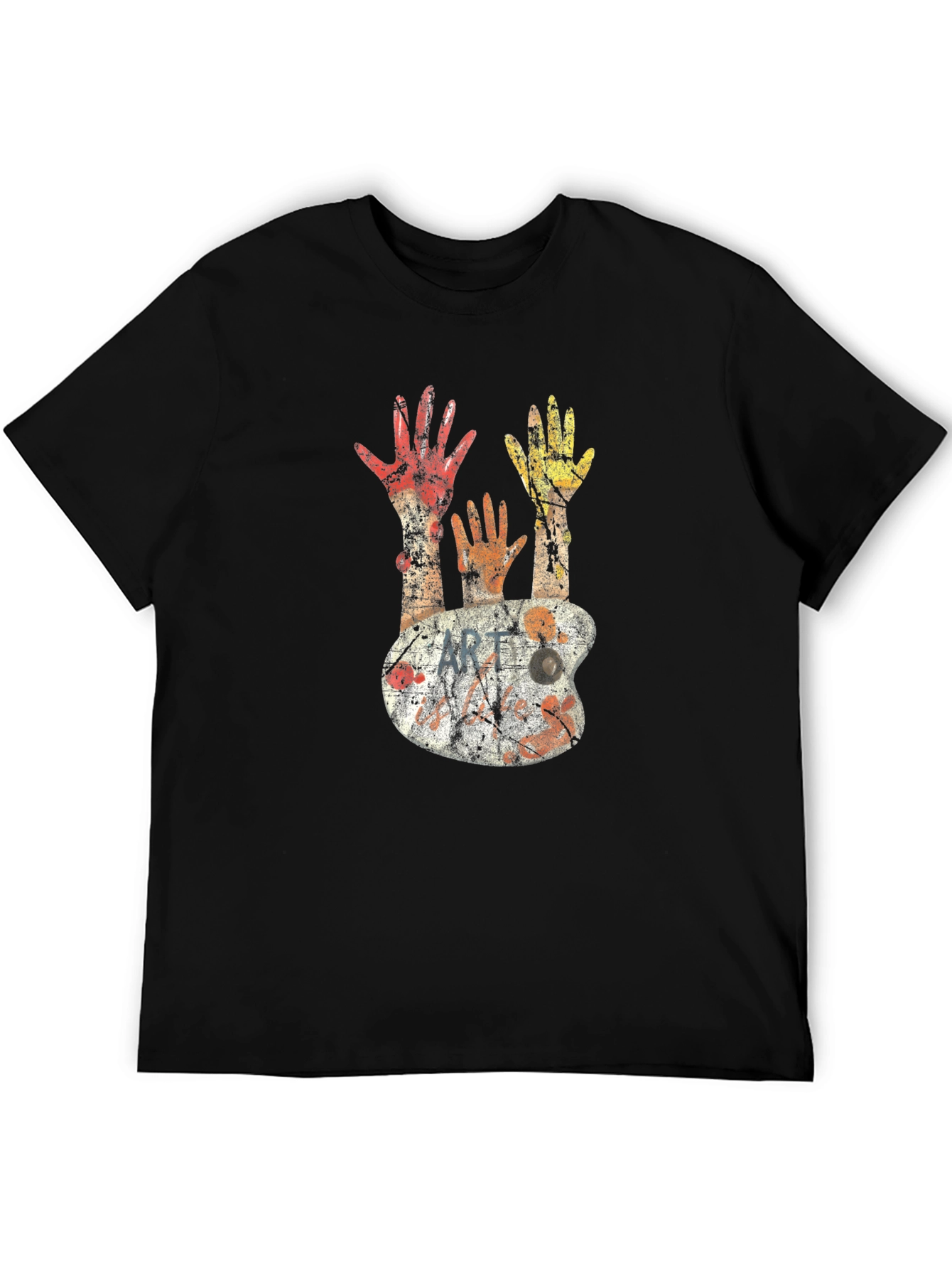Abstract Art Palette Graphic Tee - Unisex
