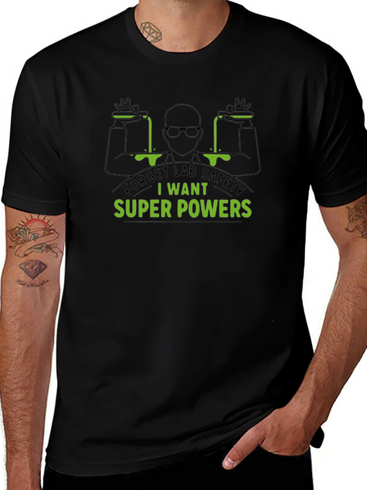 Super Powers T-Shirt Lab Safety Graphic Tee