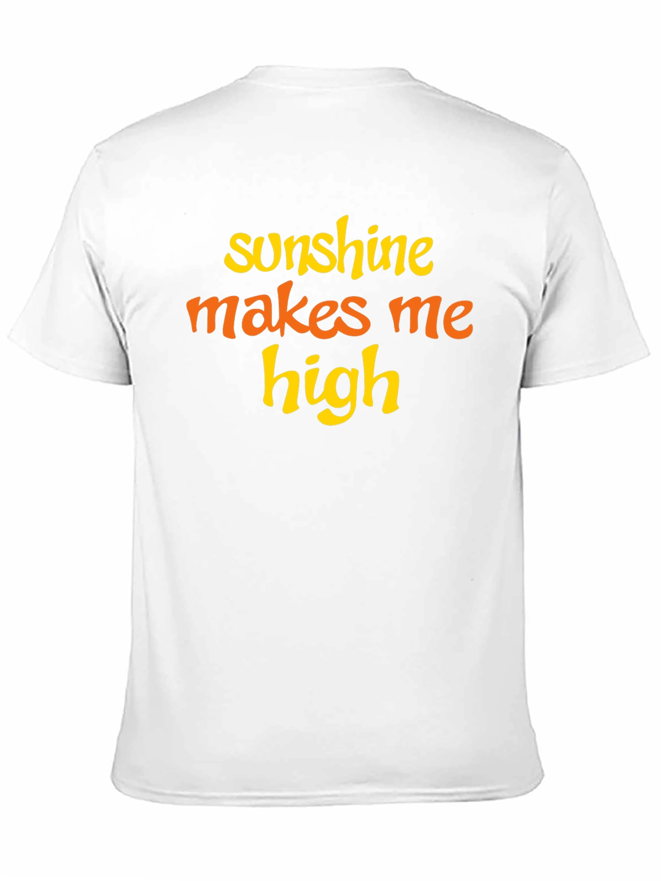 Sunshine Makes Me High Graphic Tee - Black
