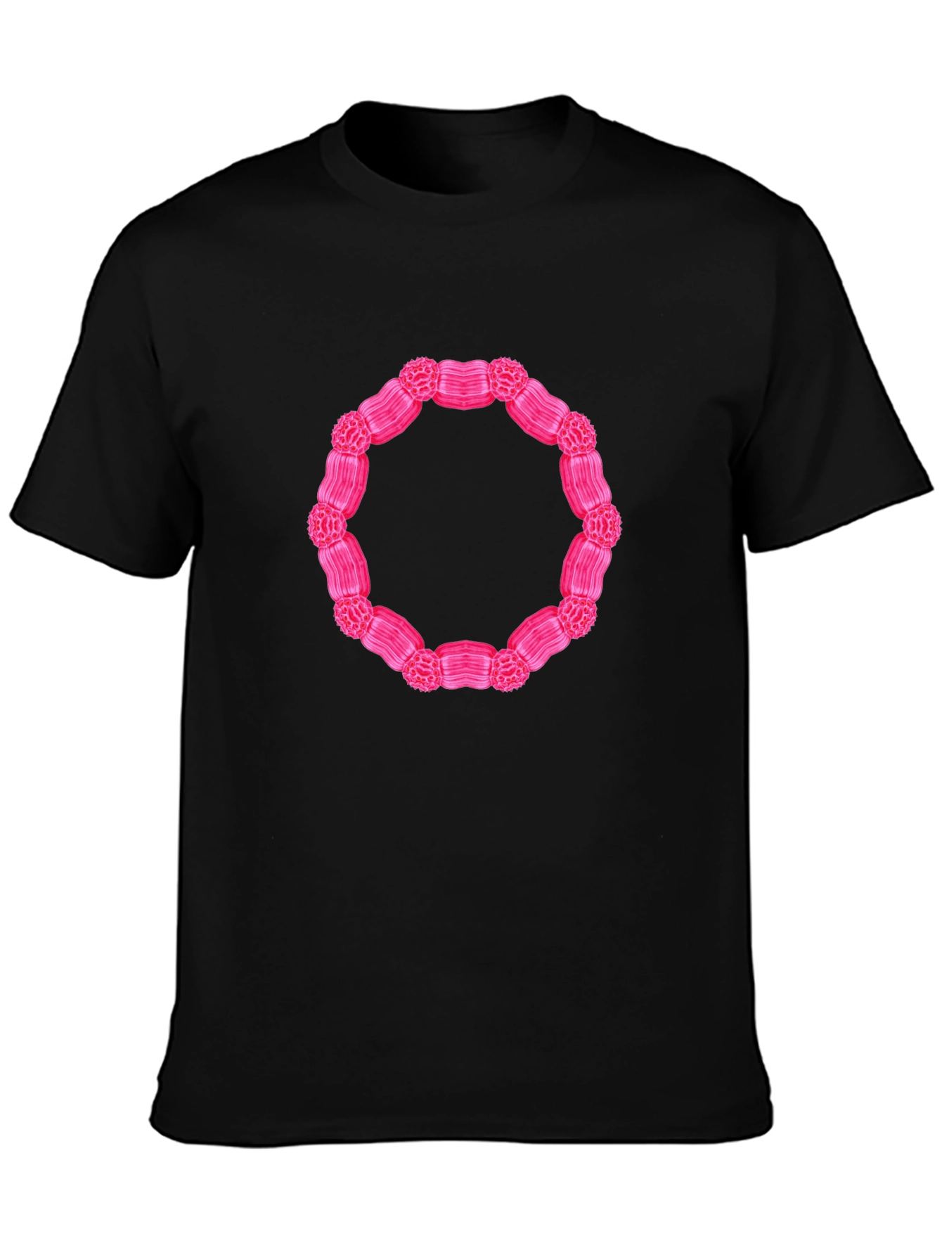 Abstract Ring Graphic Tee - Modern Casual Style