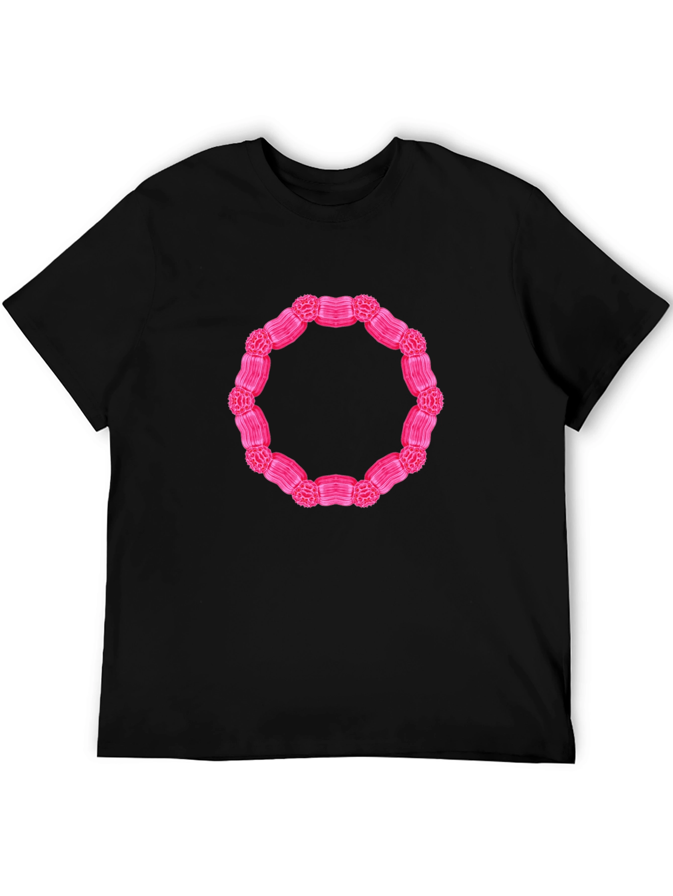 Abstract Ring Graphic Tee - Modern Casual Style
