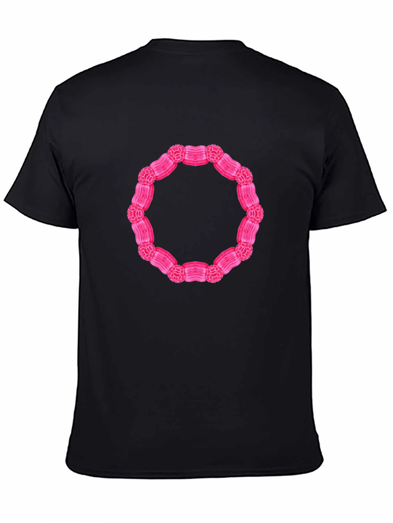 Abstract Ring Graphic Tee - Modern Casual Style