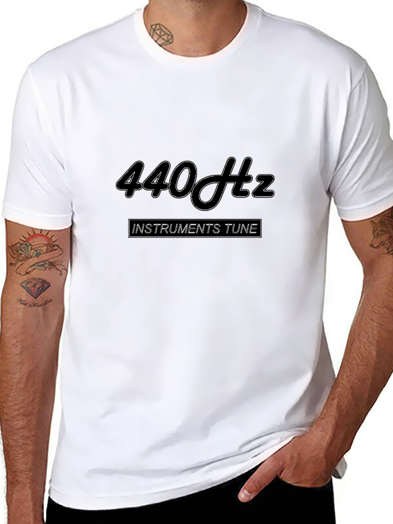440Hz Instruments Tune Black T-Shirt