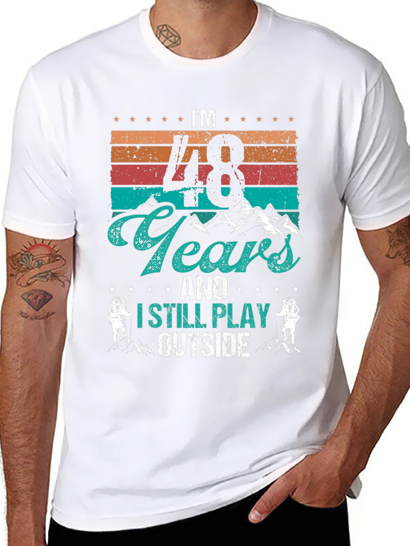 48 Years and I Still Play Outside T-Shirt