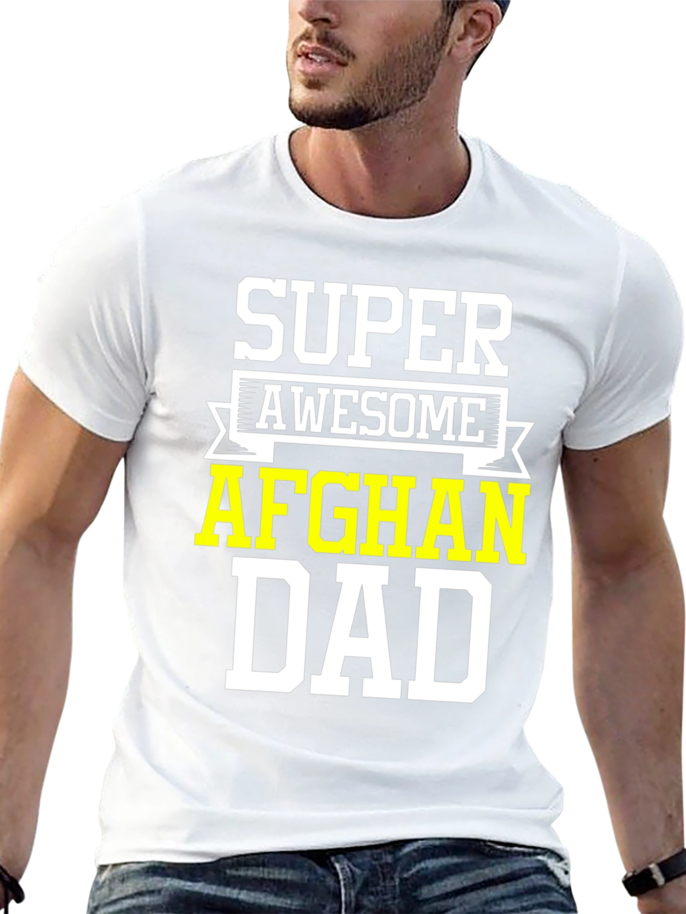 Super Awesome Afghan Dad T-Shirt