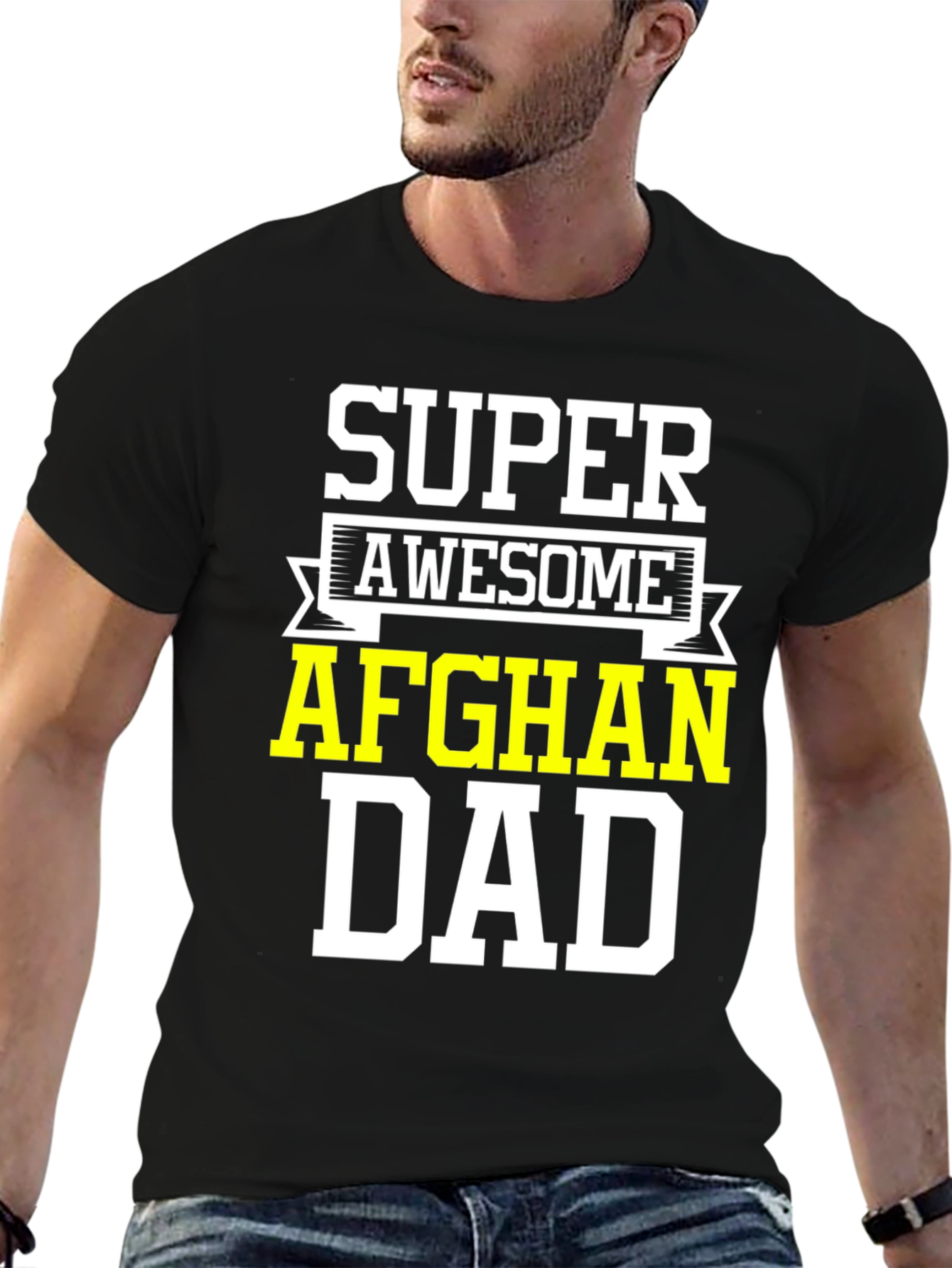 Super Awesome Afghan Dad T-Shirt