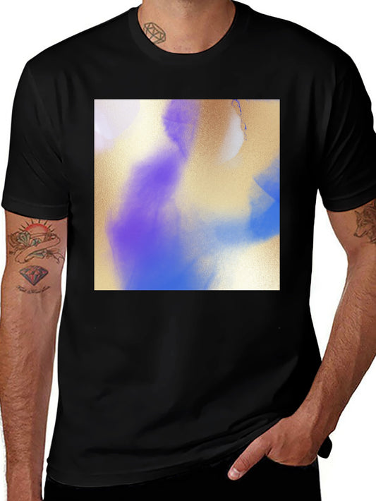 Abstract Art Graphic Tee - Modern Black T-Shirt