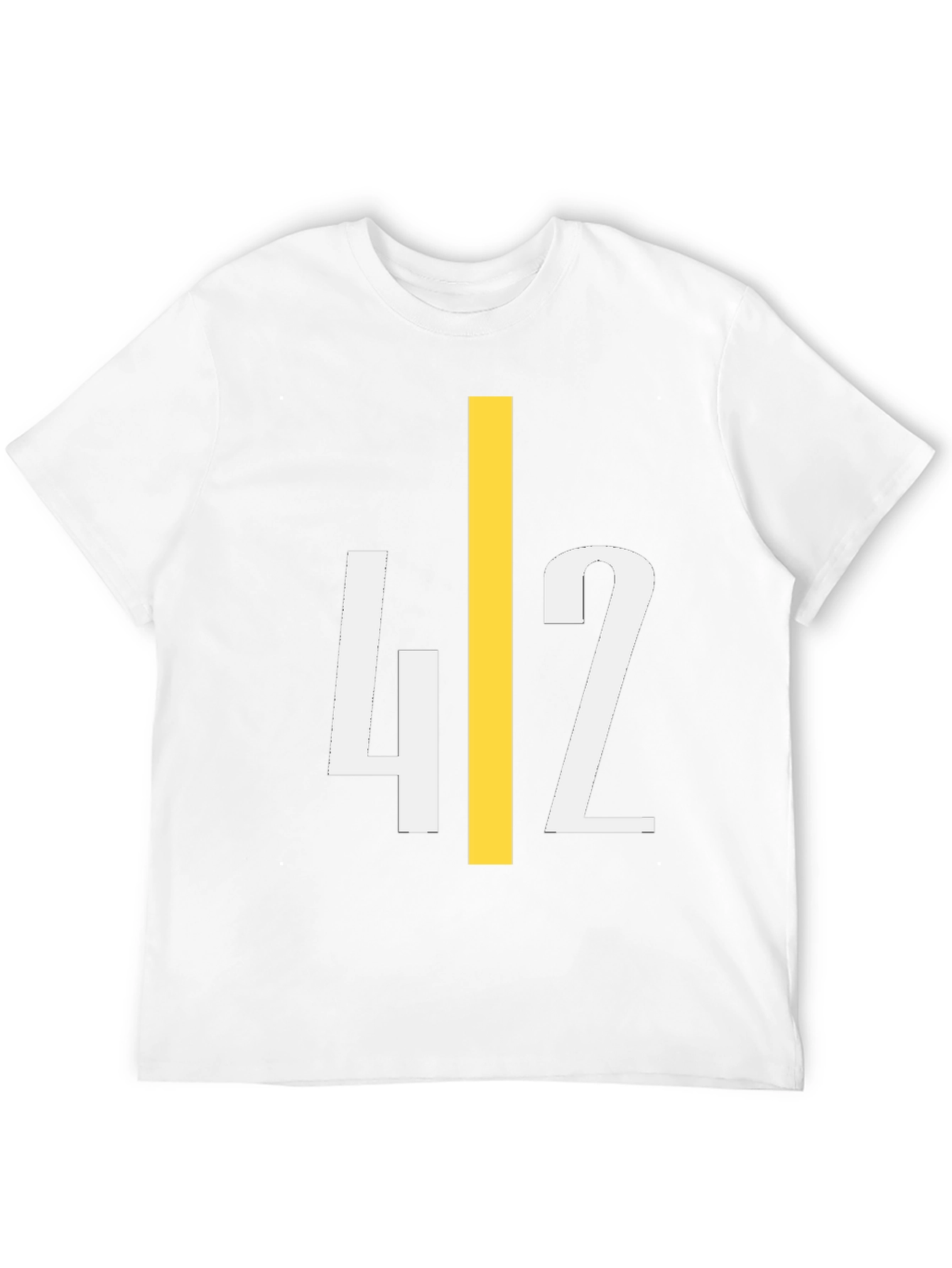 42 Graphic Tee - Black Cotton Casual Shirt