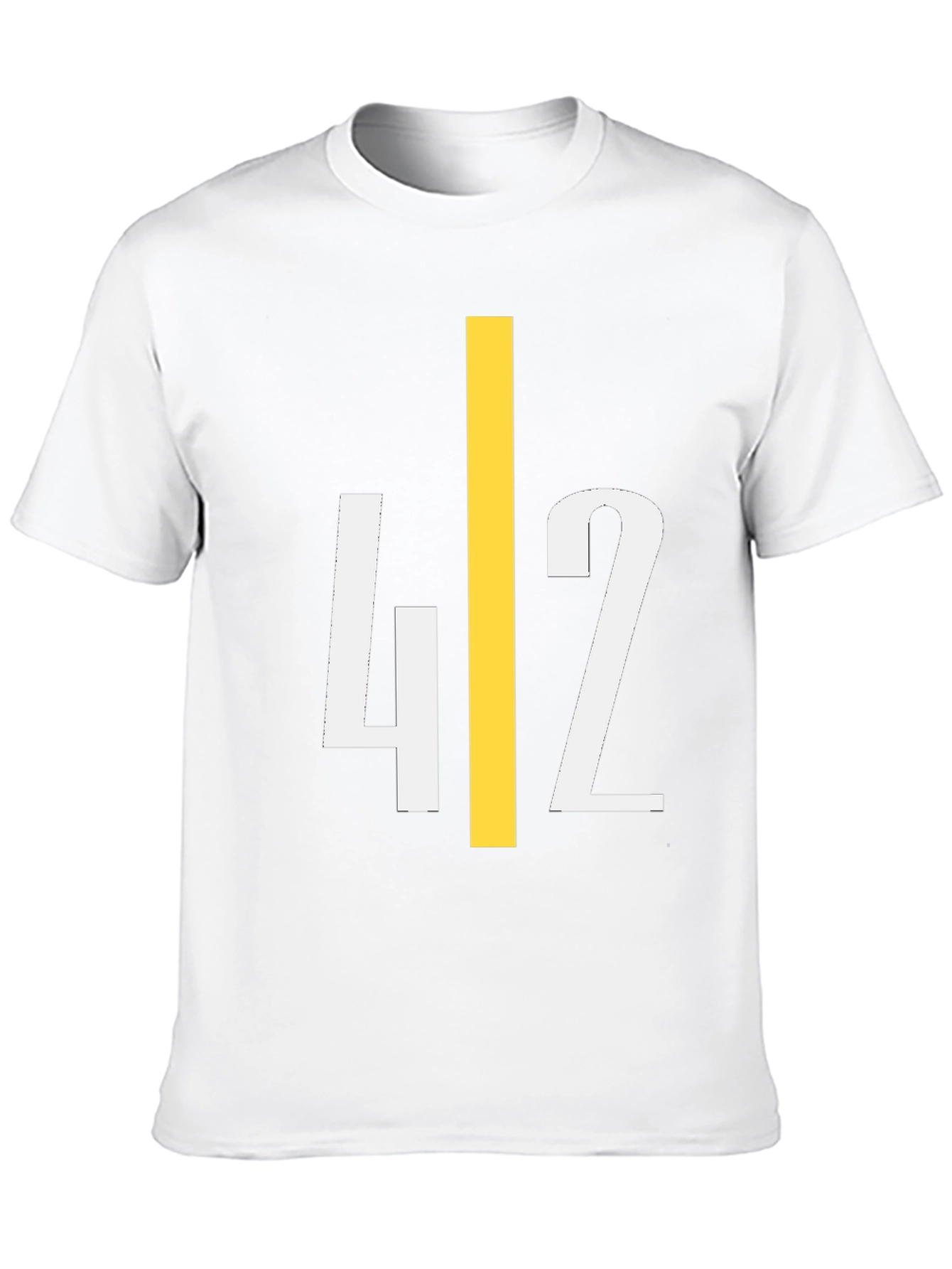 42 Graphic Tee - Black Cotton Casual Shirt