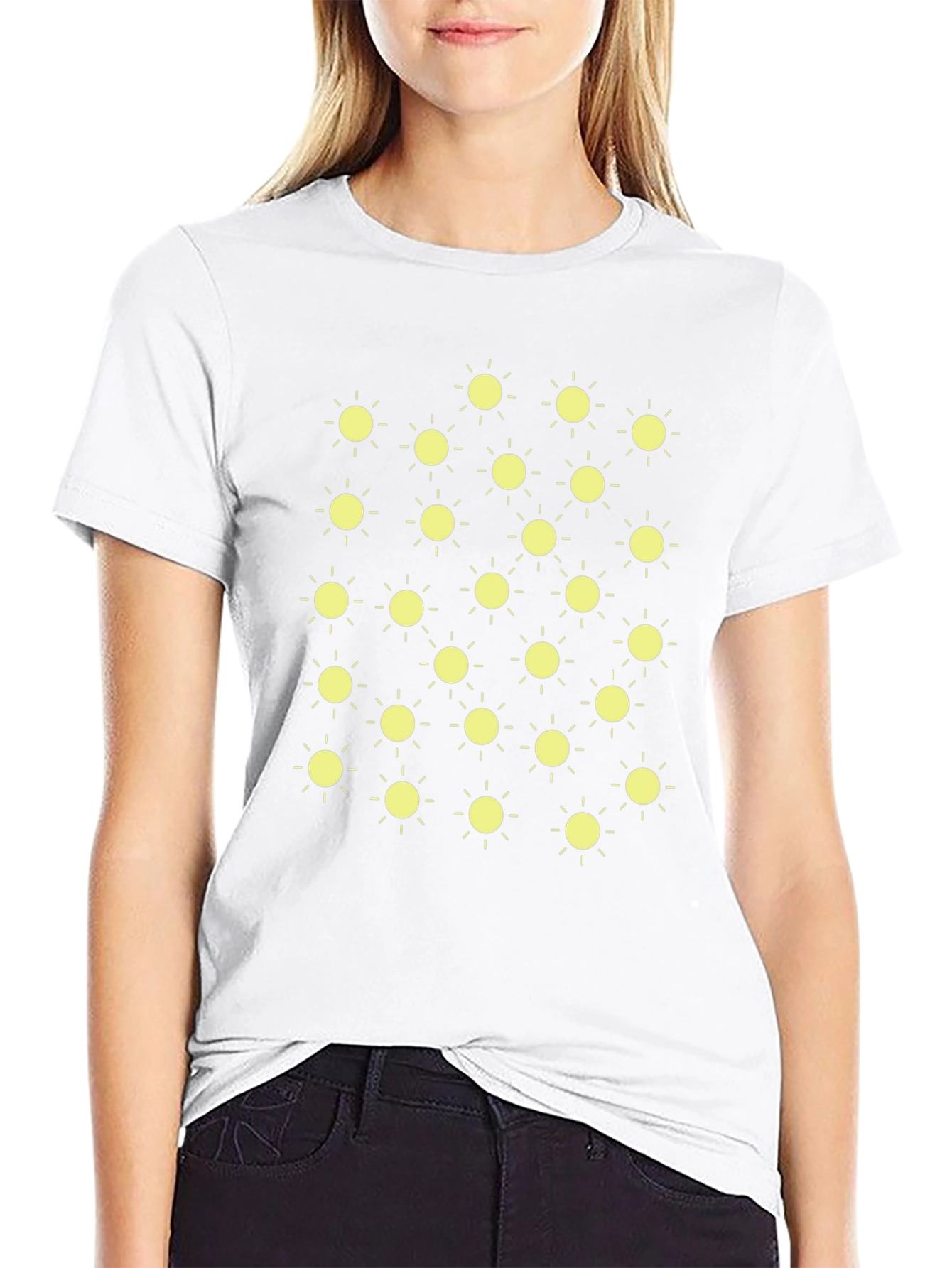 Sunny Day Black T-Shirt - Fun Graphic Tee
