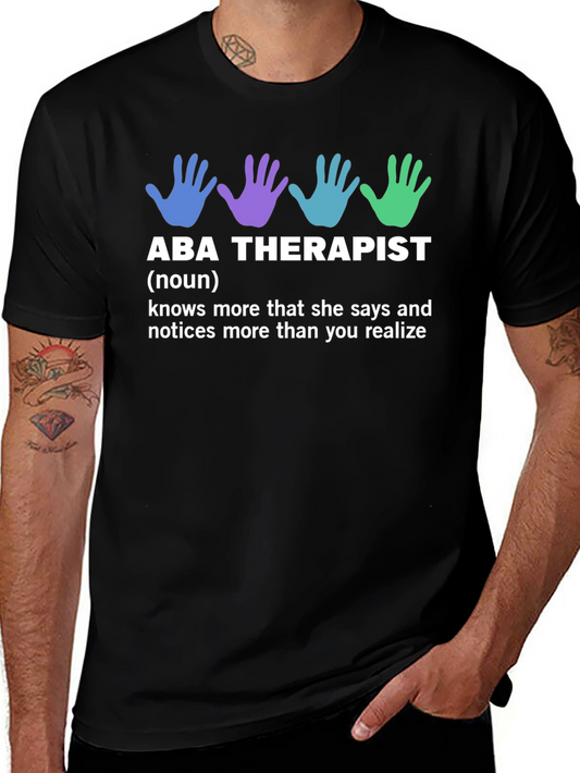 ABA Therapist Graphic T-Shirt