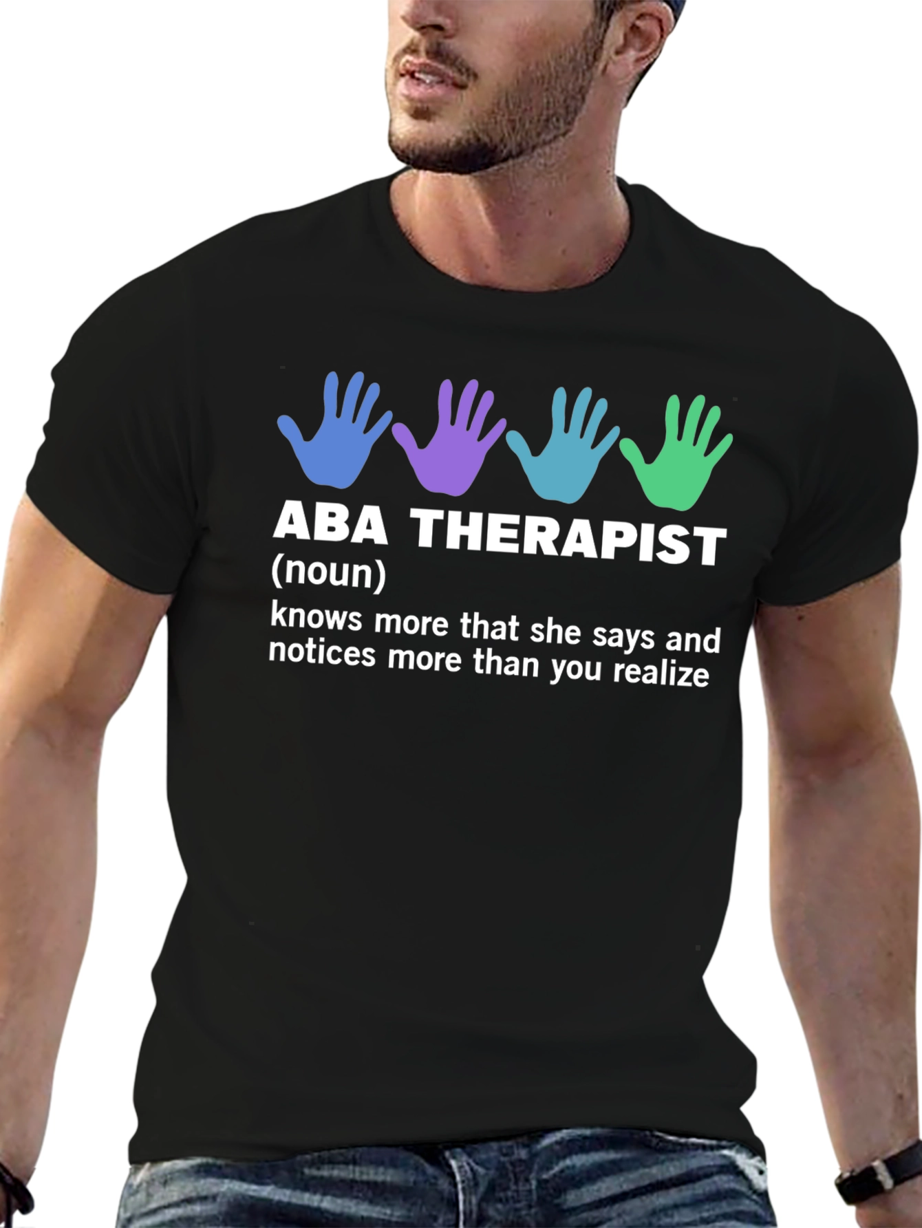 ABA Therapist Graphic T-Shirt