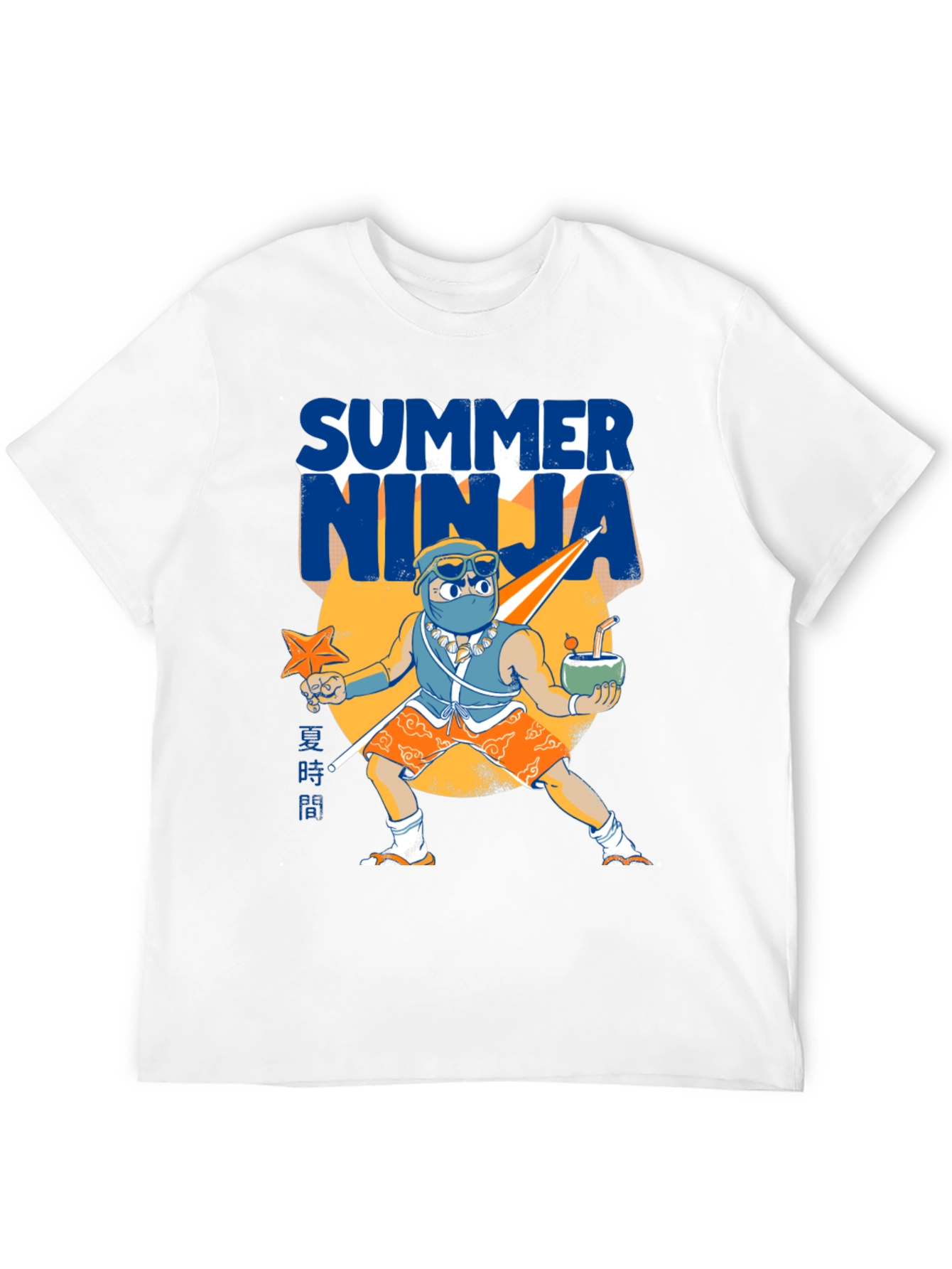 Summer Ninja Graphic T-Shirt - Unique Design!