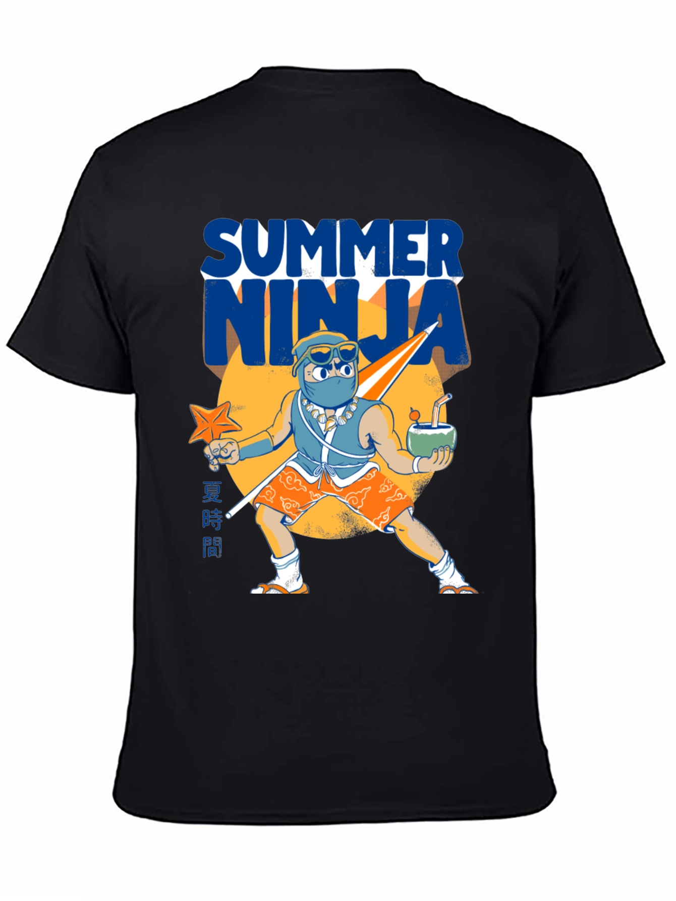 Summer Ninja Graphic T-Shirt - Unique Design!