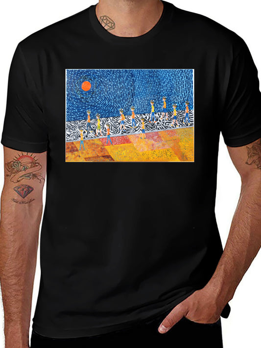 Abstract Art Graphic Tee - Modern Design