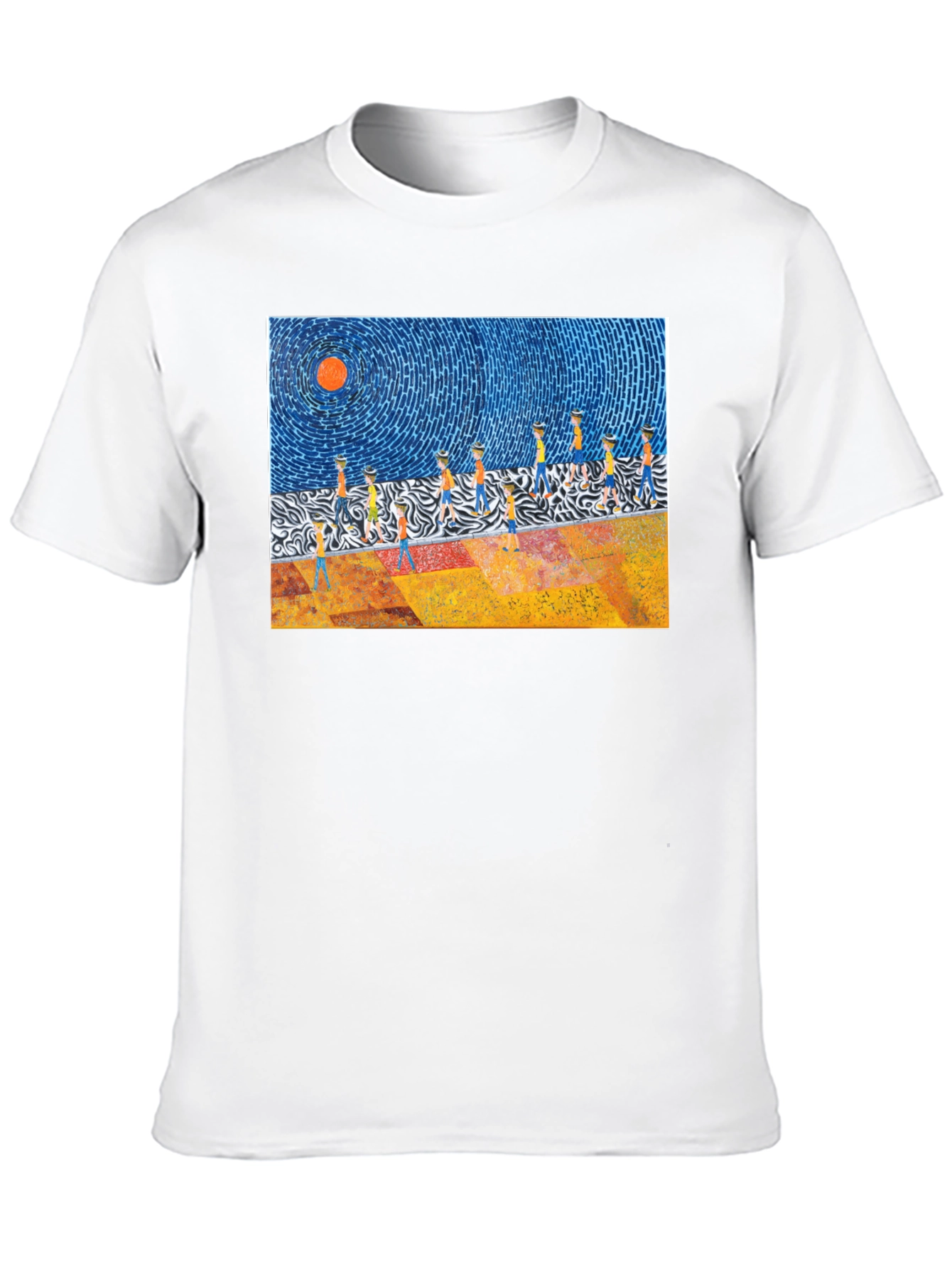 Abstract Art Graphic Tee - Modern Design