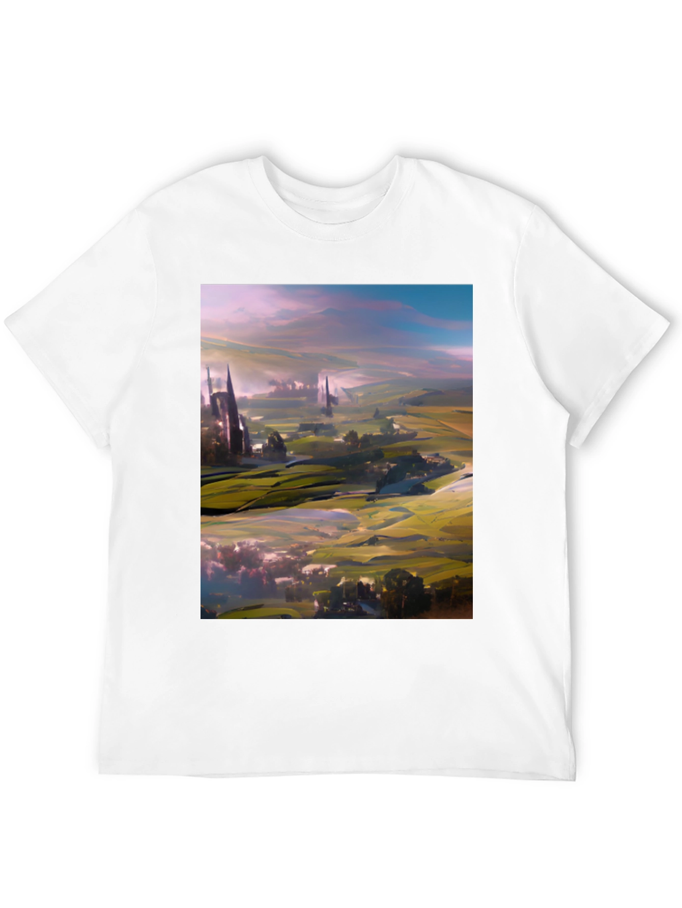 Abstract Landscape Art T-Shirt