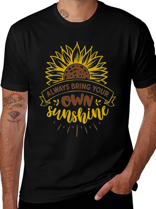 Sunshine Sunflower Graphic T-Shirt