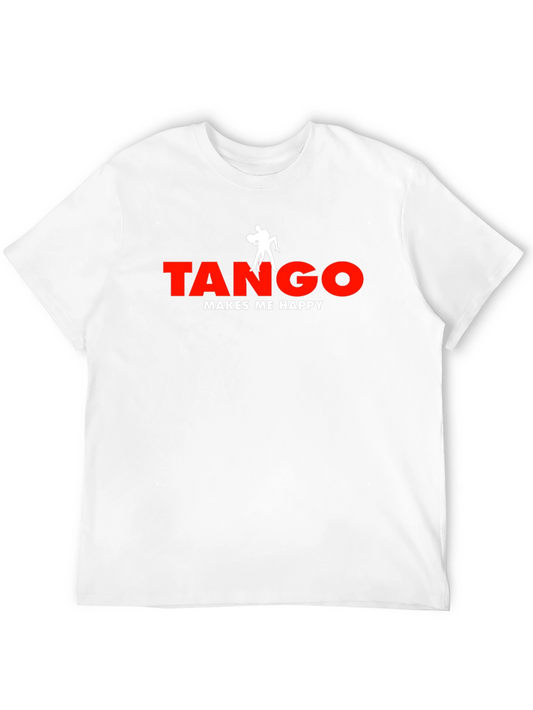 Tango Makes Me Happy Black T-Shirt