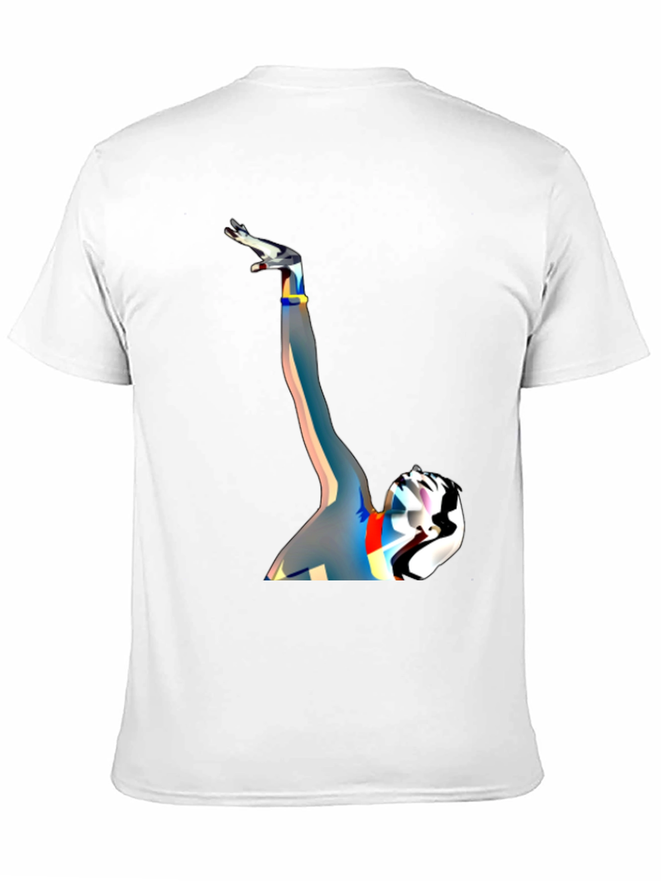 Abstract Art Graphic Black T-Shirt