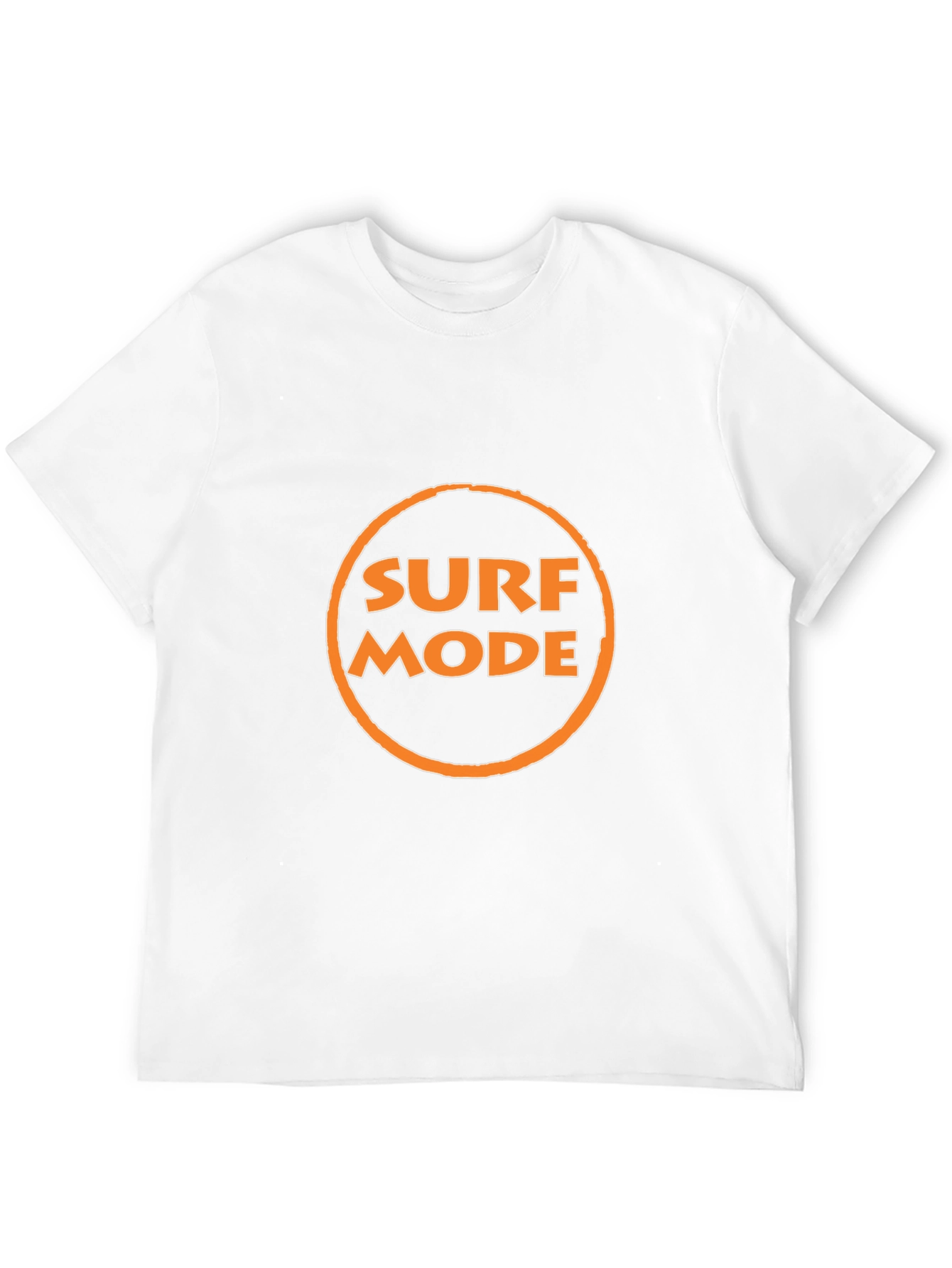 Surf Mode Graphic Tee - Black Cotton T-Shirt