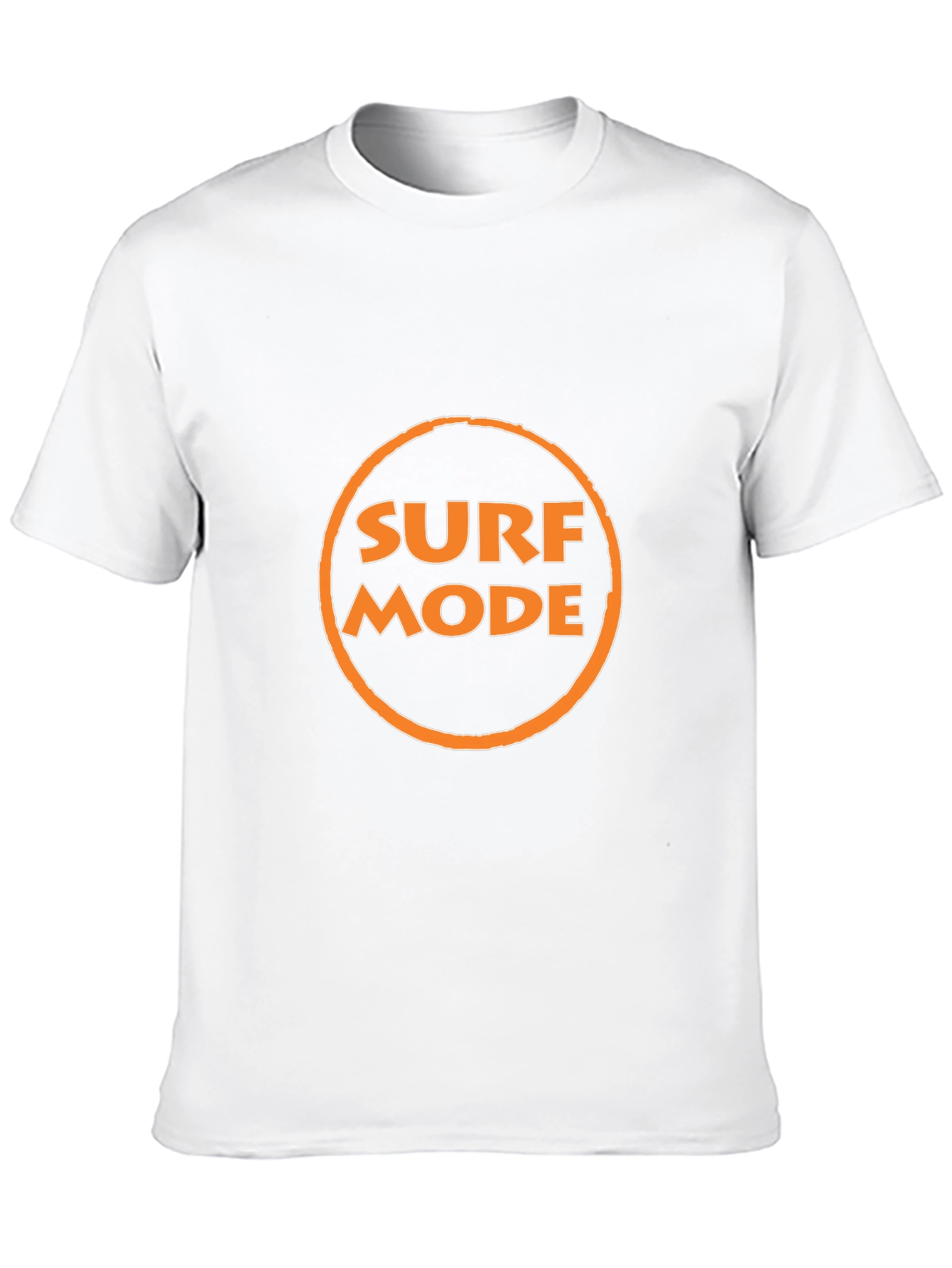 Surf Mode Graphic Tee - Black Cotton T-Shirt