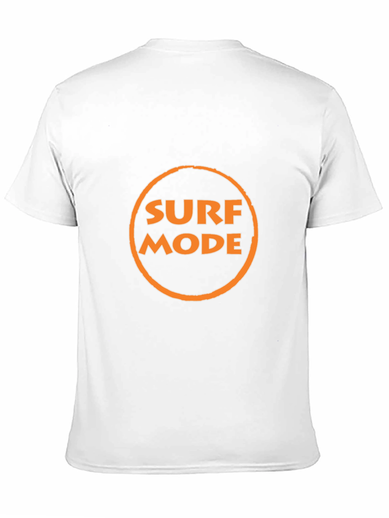 Surf Mode Graphic Tee - Black Cotton T-Shirt